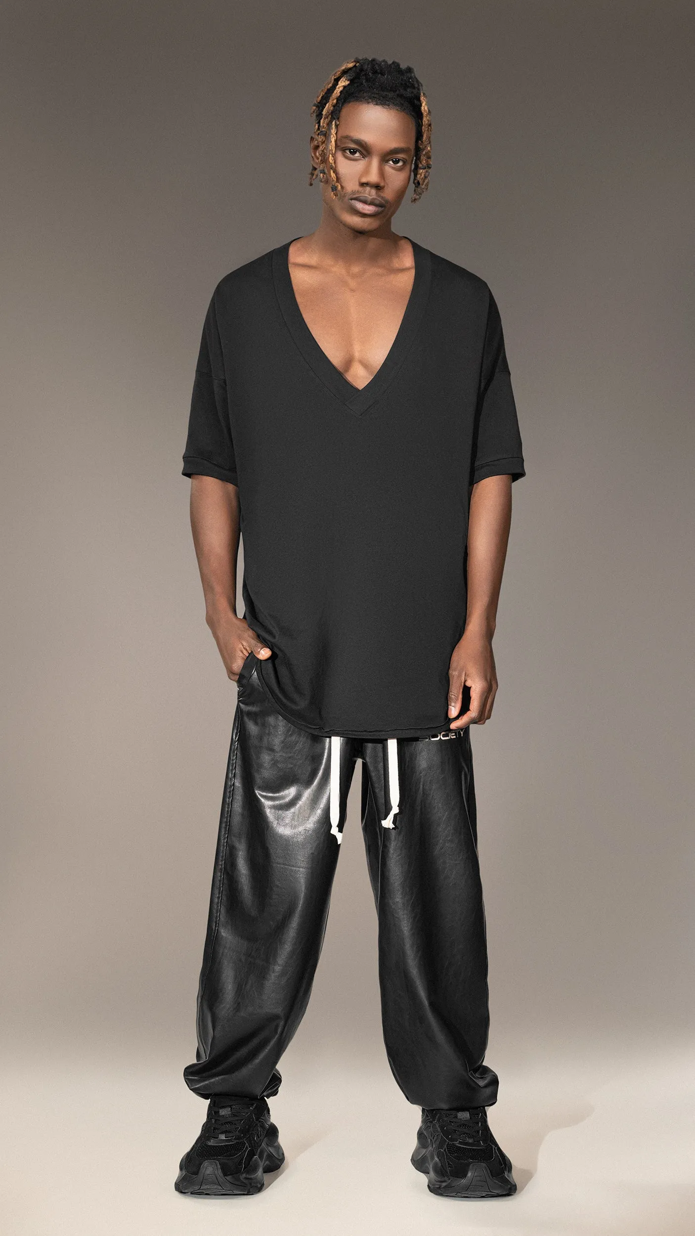 V-Neck T-Shirt - T15808 sold by Made by Society product image thumbnail 4