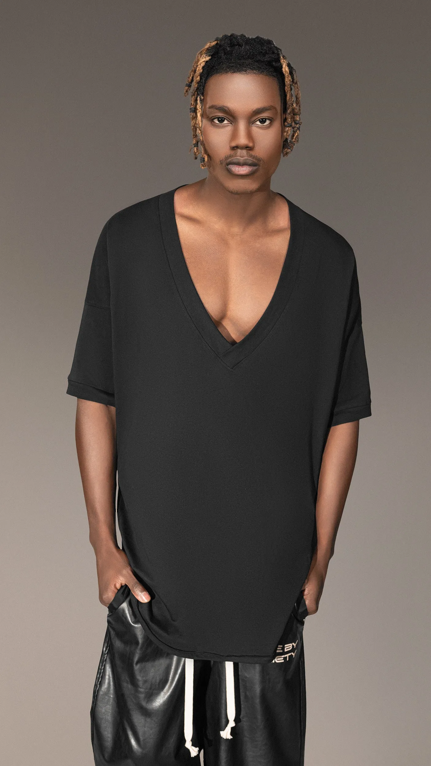 V-Neck T-Shirt - T15808 sold by Made by Society product image thumbnail 2