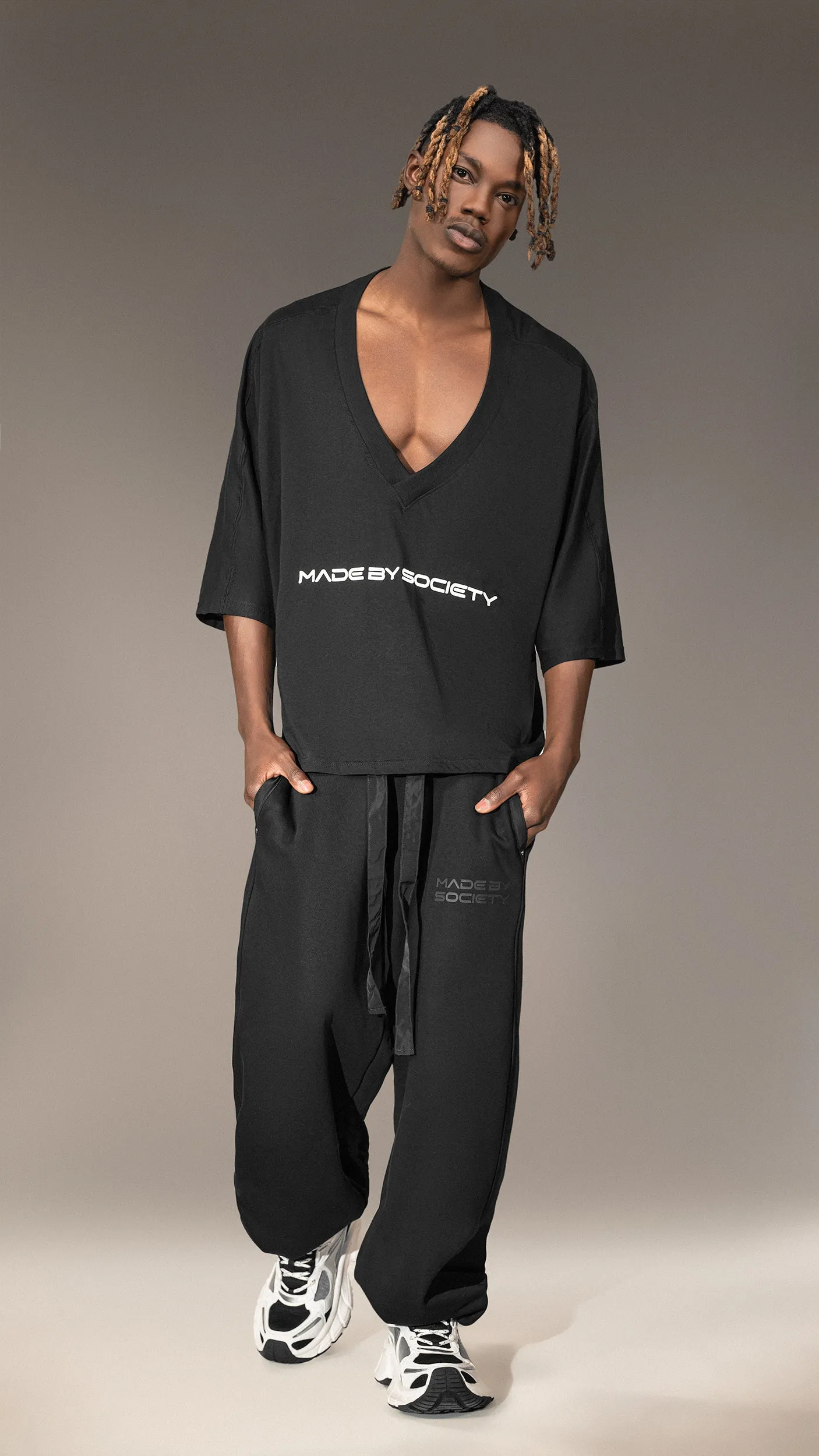 V-neck T-shirt - T15671 sold by Made by Society product image thumbnail 2