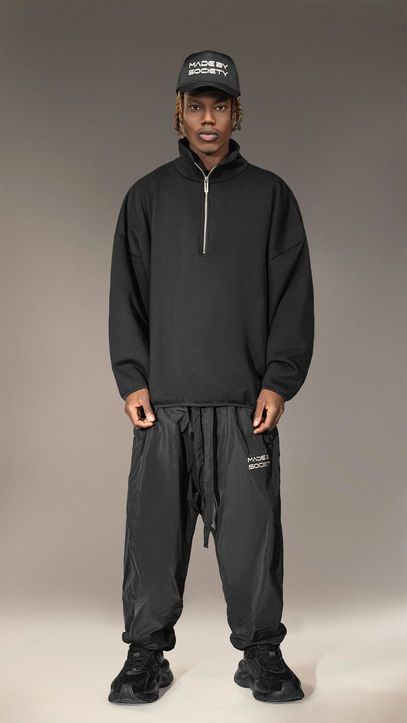 "Made By Society" Black Zip Hoodie - H15766 sold by Made by Society product image thumbnail 5