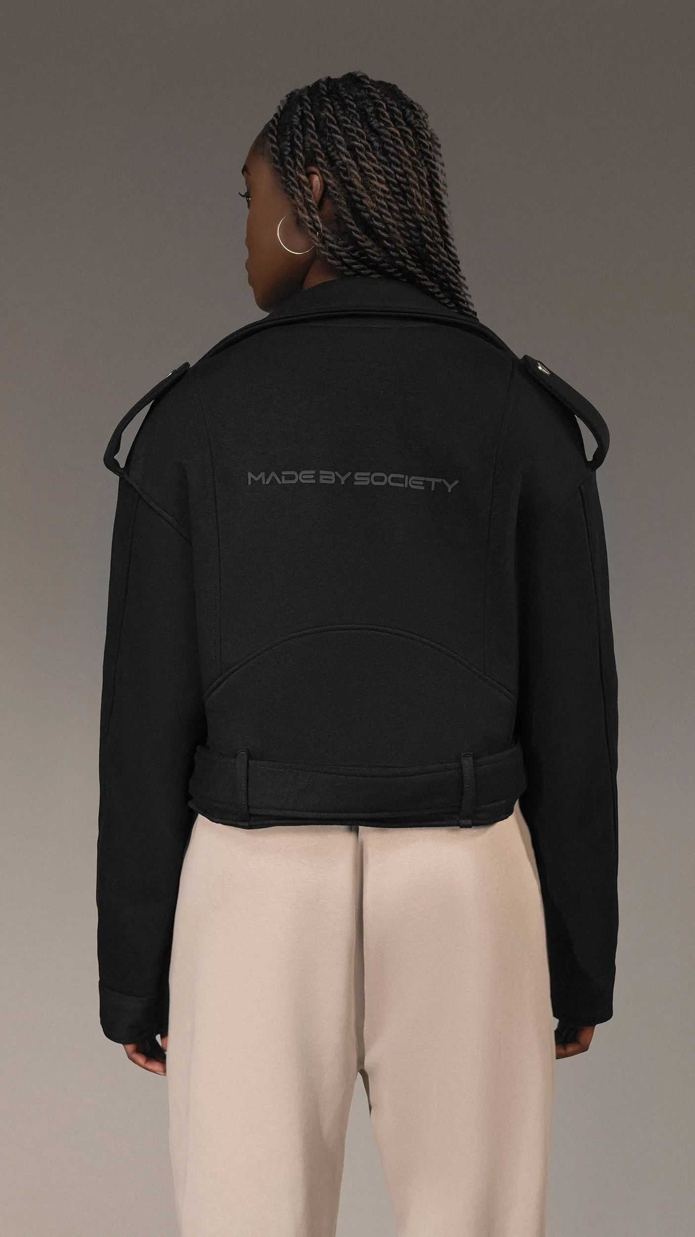 Biker Jacket - J25706 sold by Made by Society product image thumbnail 3