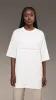 Oversized White T-Shirt Made By Society - T25363 sold by Made by Society