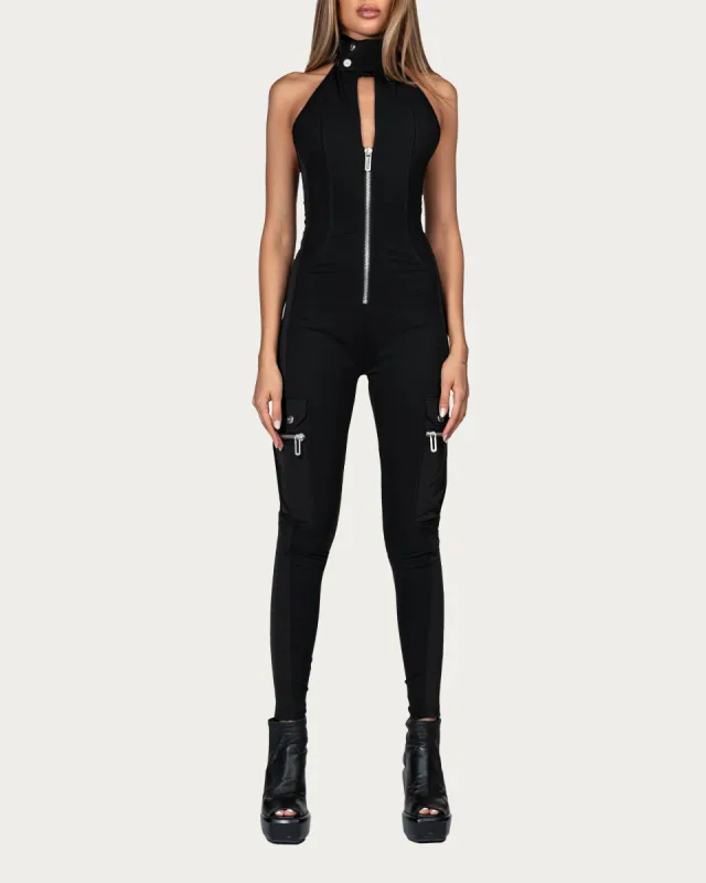 Zippered Jumpsuit - S25222 sold by Made by Society