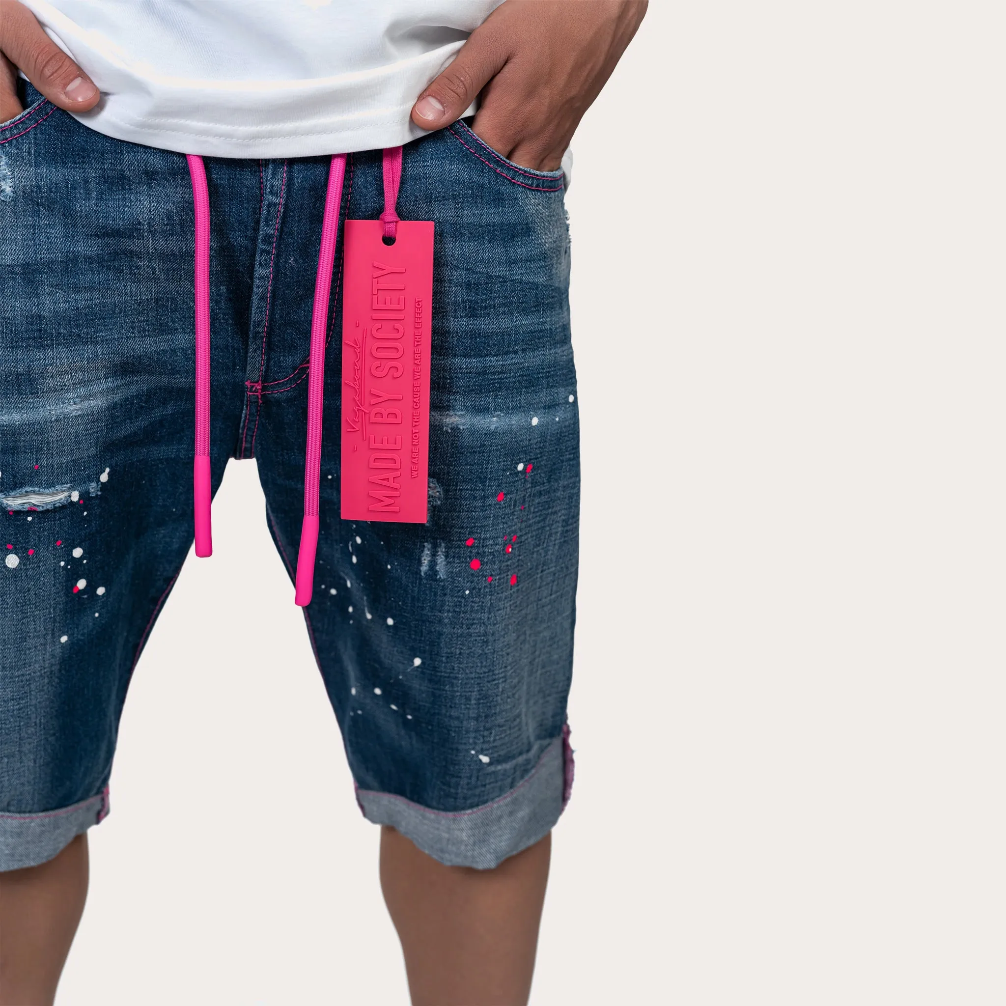 Paint Short Jeans - B13683 sold by Made by Society product image thumbnail 4