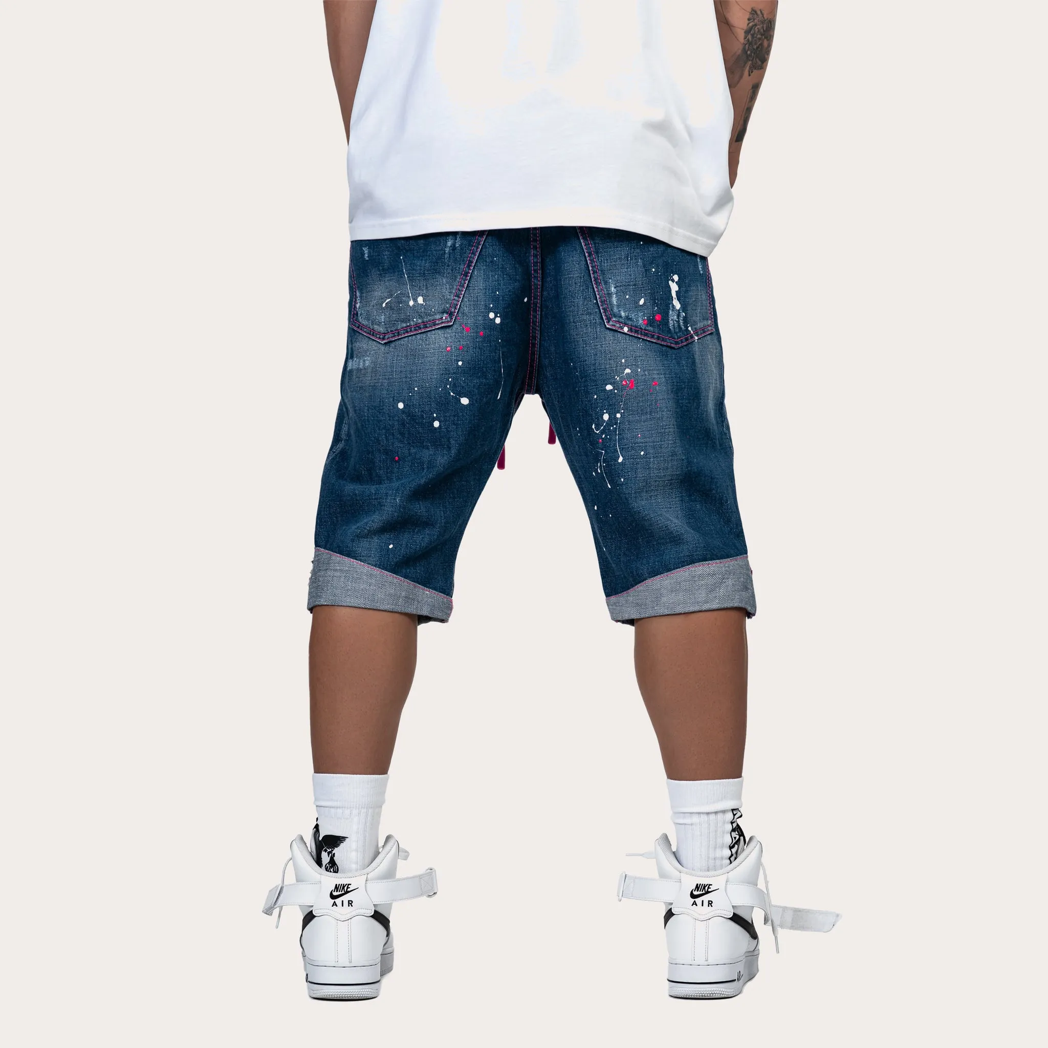 Paint Short Jeans - B13683 sold by Made by Society product image thumbnail 3