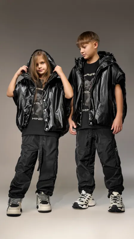 "Made by Society" Hooded Vest - V35888 sold by Made by Society