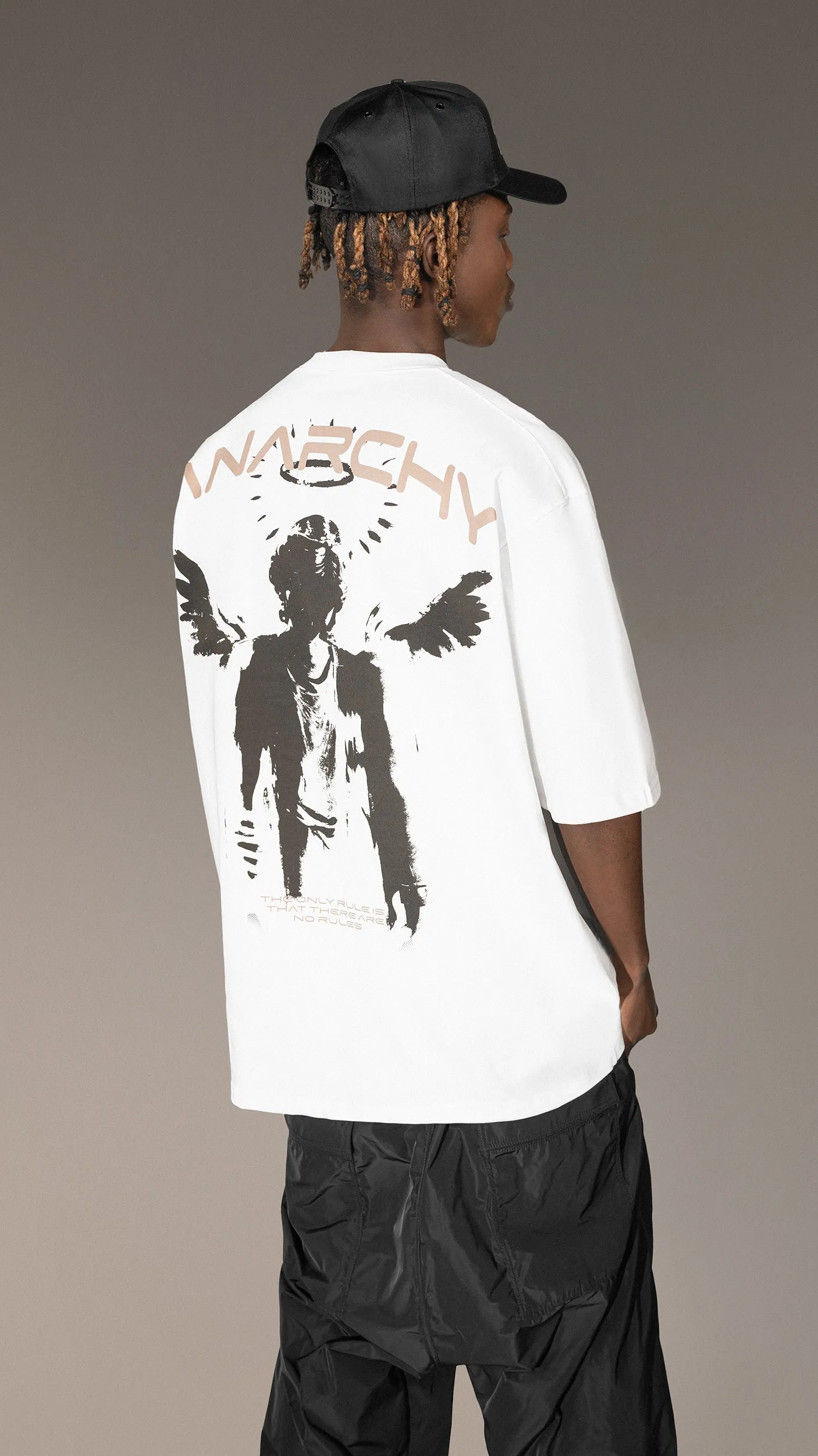 "ANARCHY" T-shirt - T15773 sold by Made by Society product image thumbnail 3