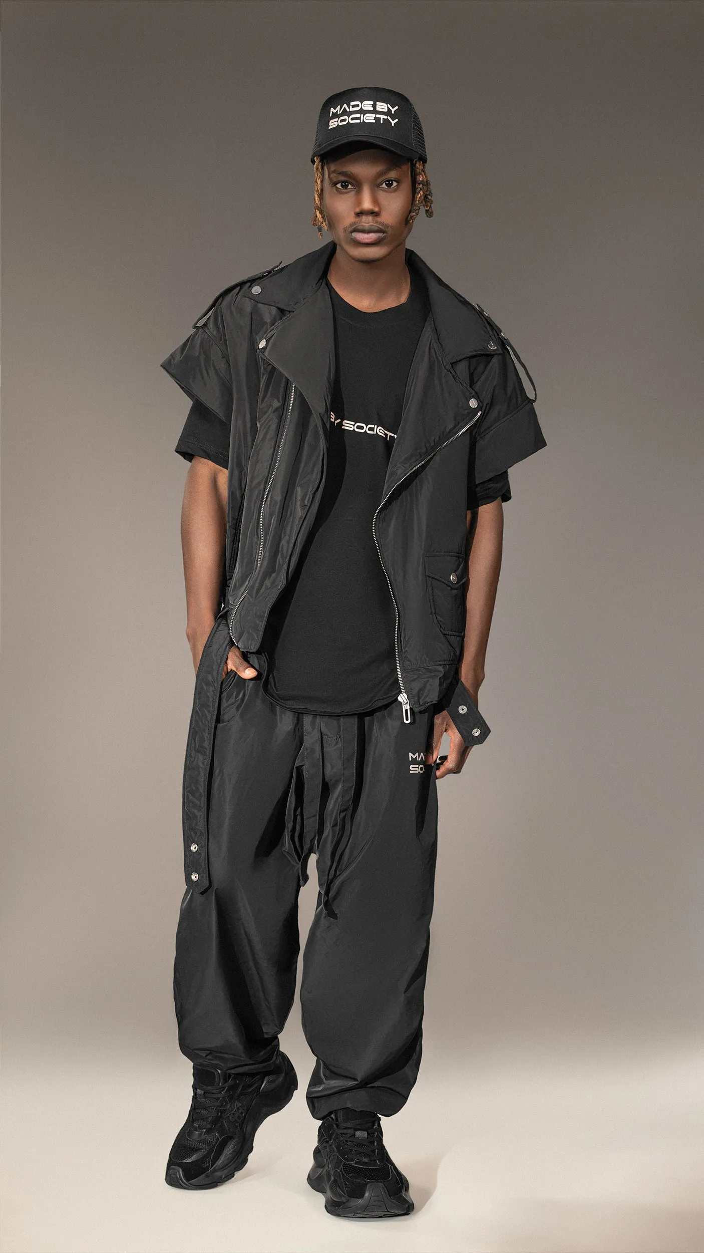 "Made By Society" Black T-Shirt - T13080 sold by Made by Society product image thumbnail 2