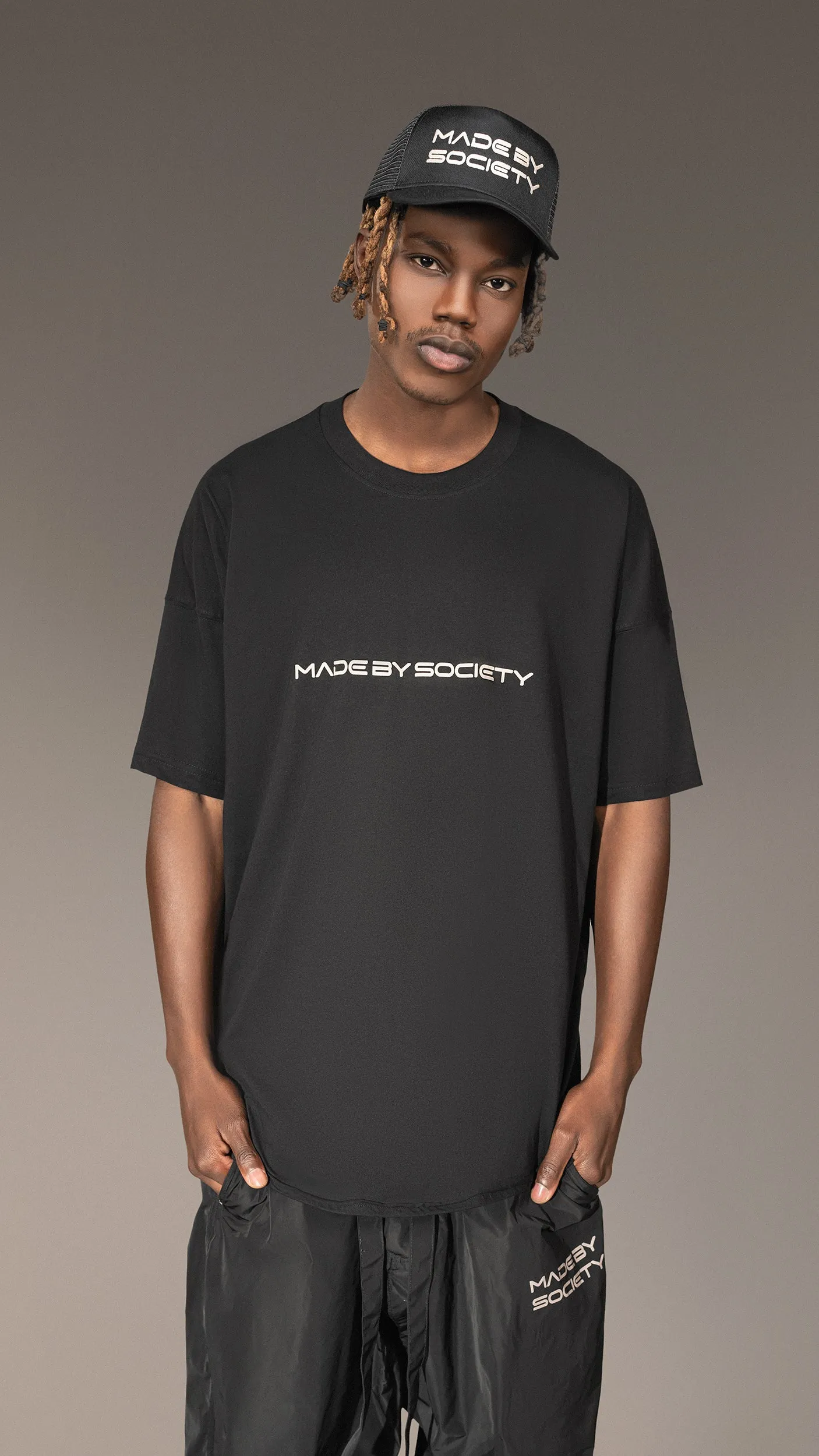 "Made By Society" Black T-Shirt - T13080 sold by Made by Society