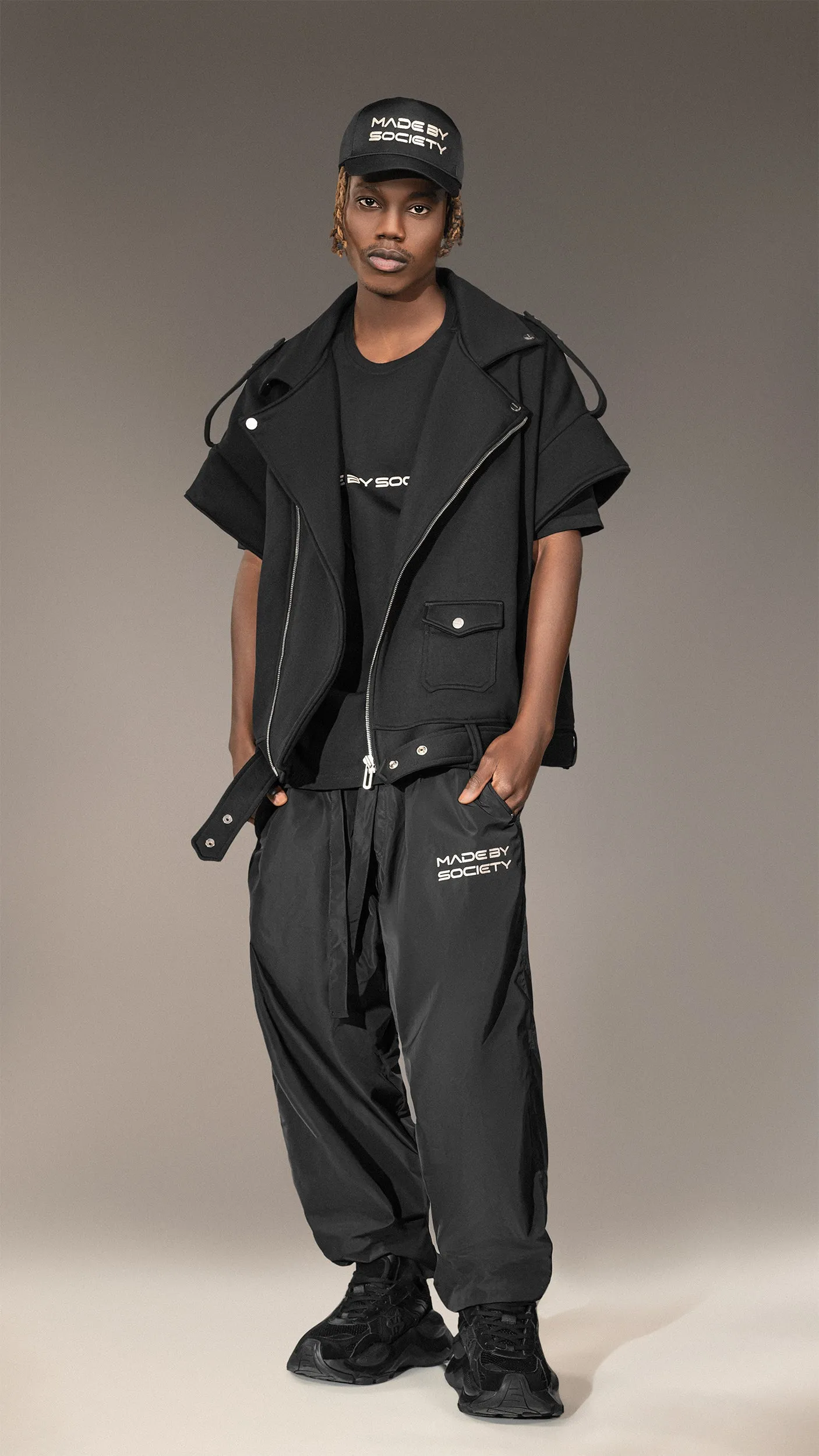 "Made By Society" Black T-Shirt - T12860 sold by Made by Society product image thumbnail 2