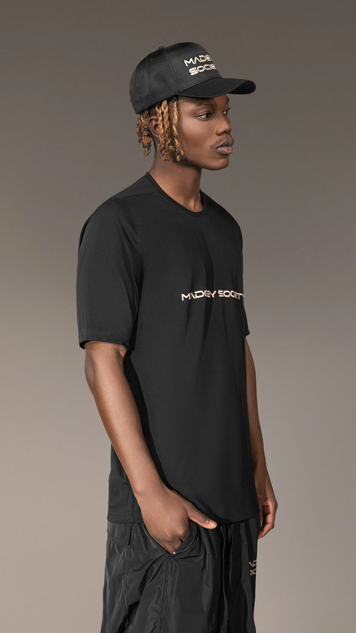 "Made By Society" Black T-Shirt - T12860 sold by Made by Society product image thumbnail 3