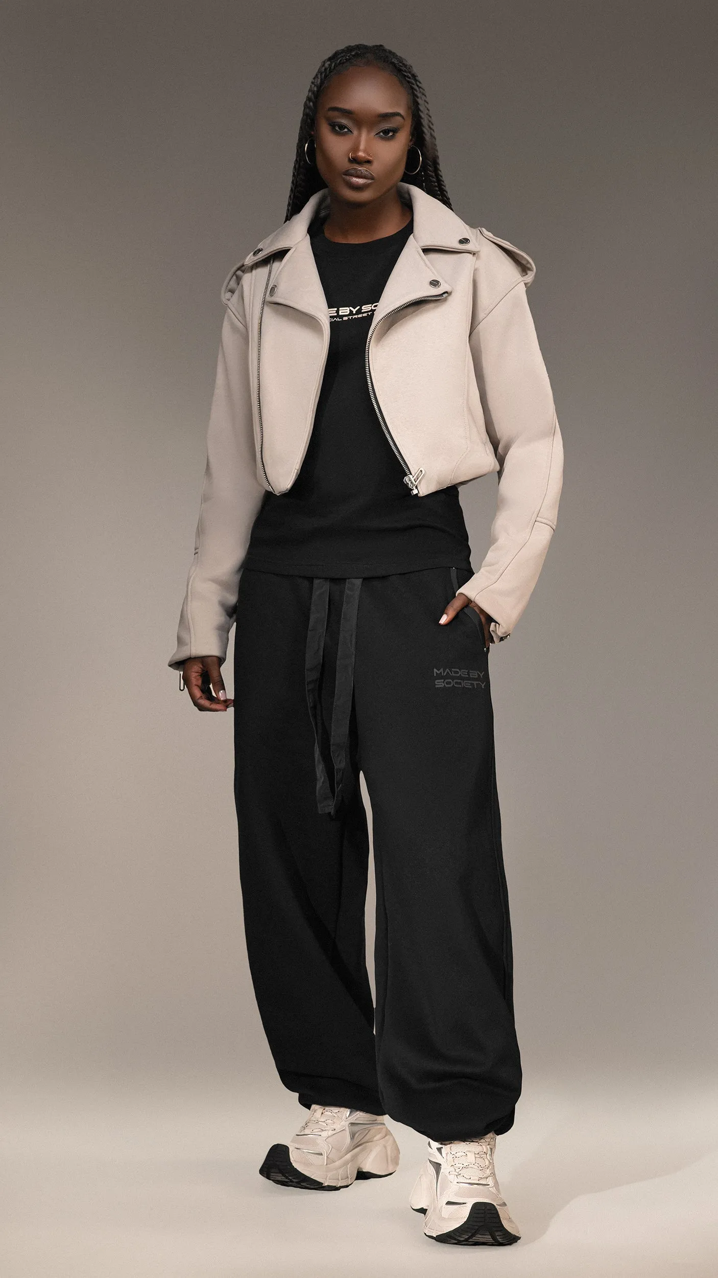MADE BY SOCIETY Biker Jacket - J25728 sold by Made by Society product image thumbnail 3