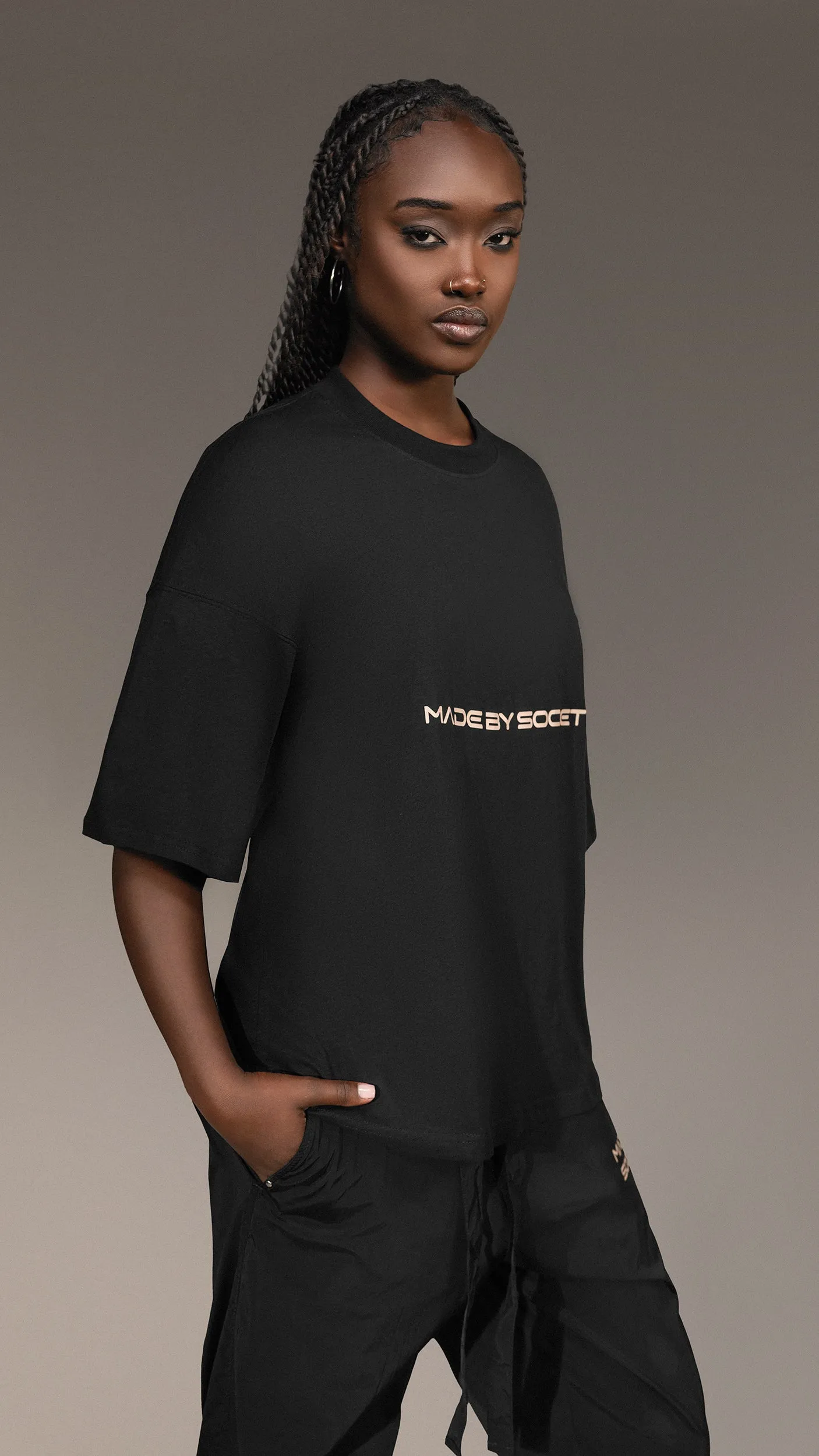 Oversize T-shirt Made By Society - T25658 sold by Made by Society