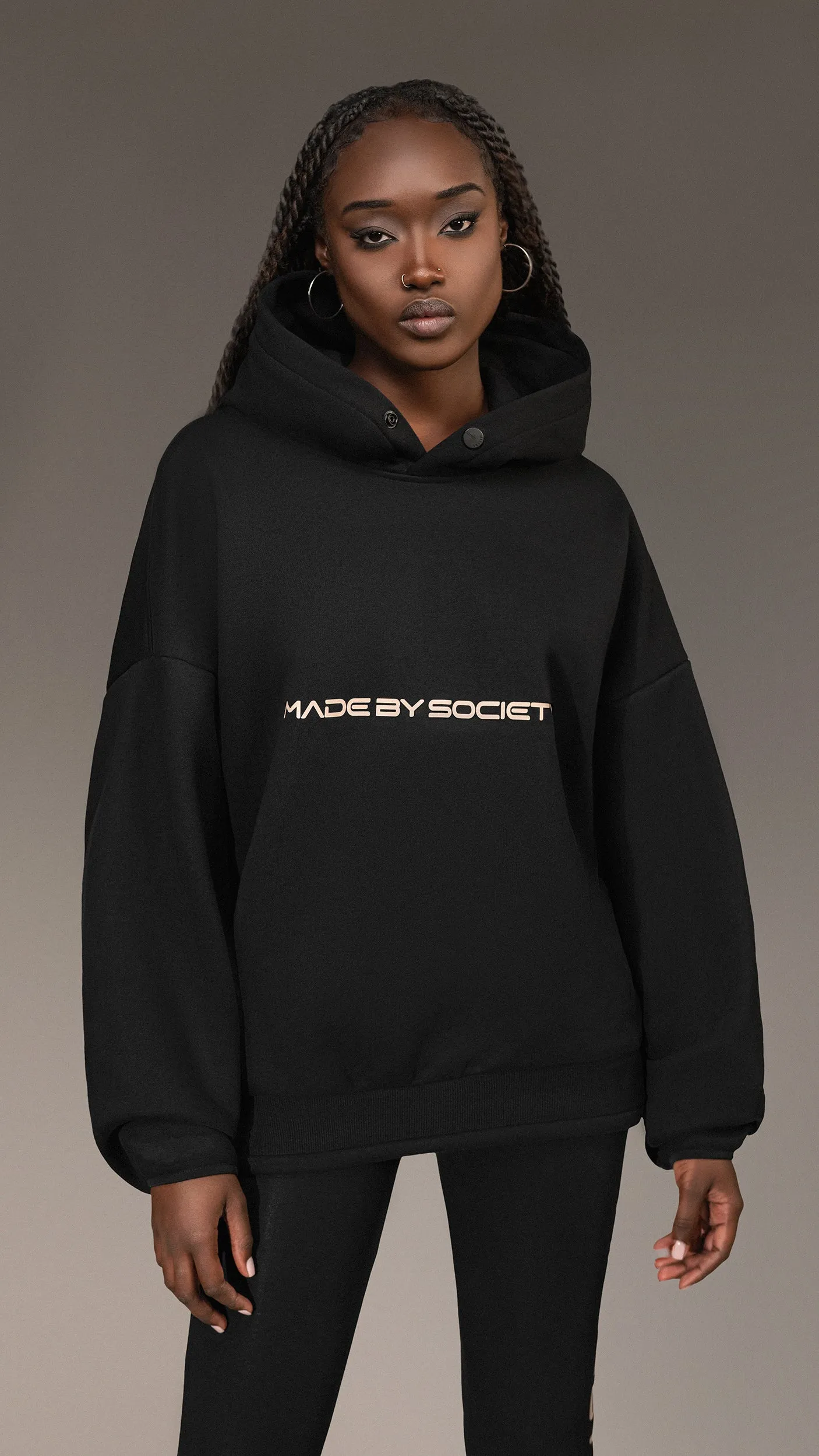 Oversized Hoodie "MADE BY SOCIETY" - H25675 sold by Made by Society product image thumbnail 3