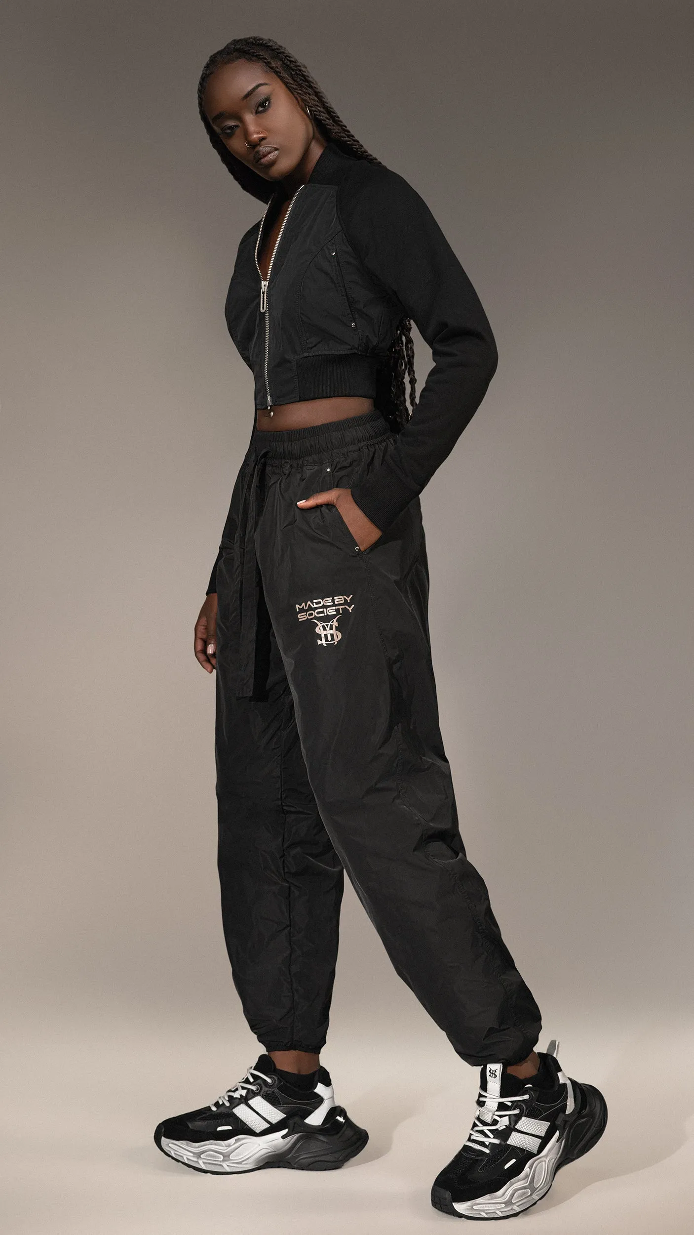 MADE BY SOCIETY Tracksuit Trousers - P25623 sold by Made by Society