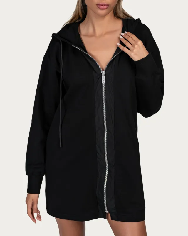 Long zipper hoodie - H24224 sold by Made by Society
