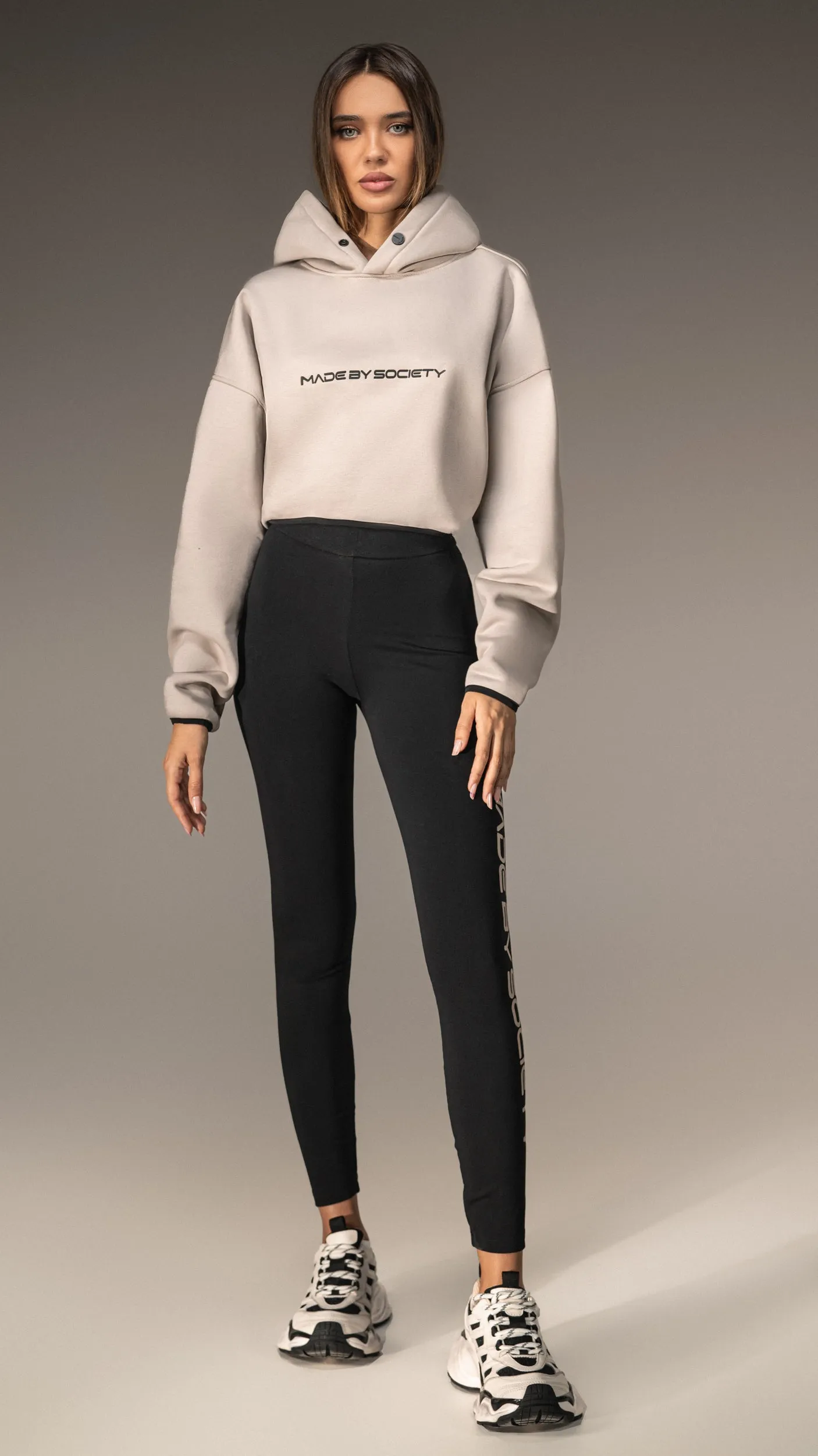 Made by Society Cropped Hoodie - H25757 sold by Made by Society product image thumbnail 2