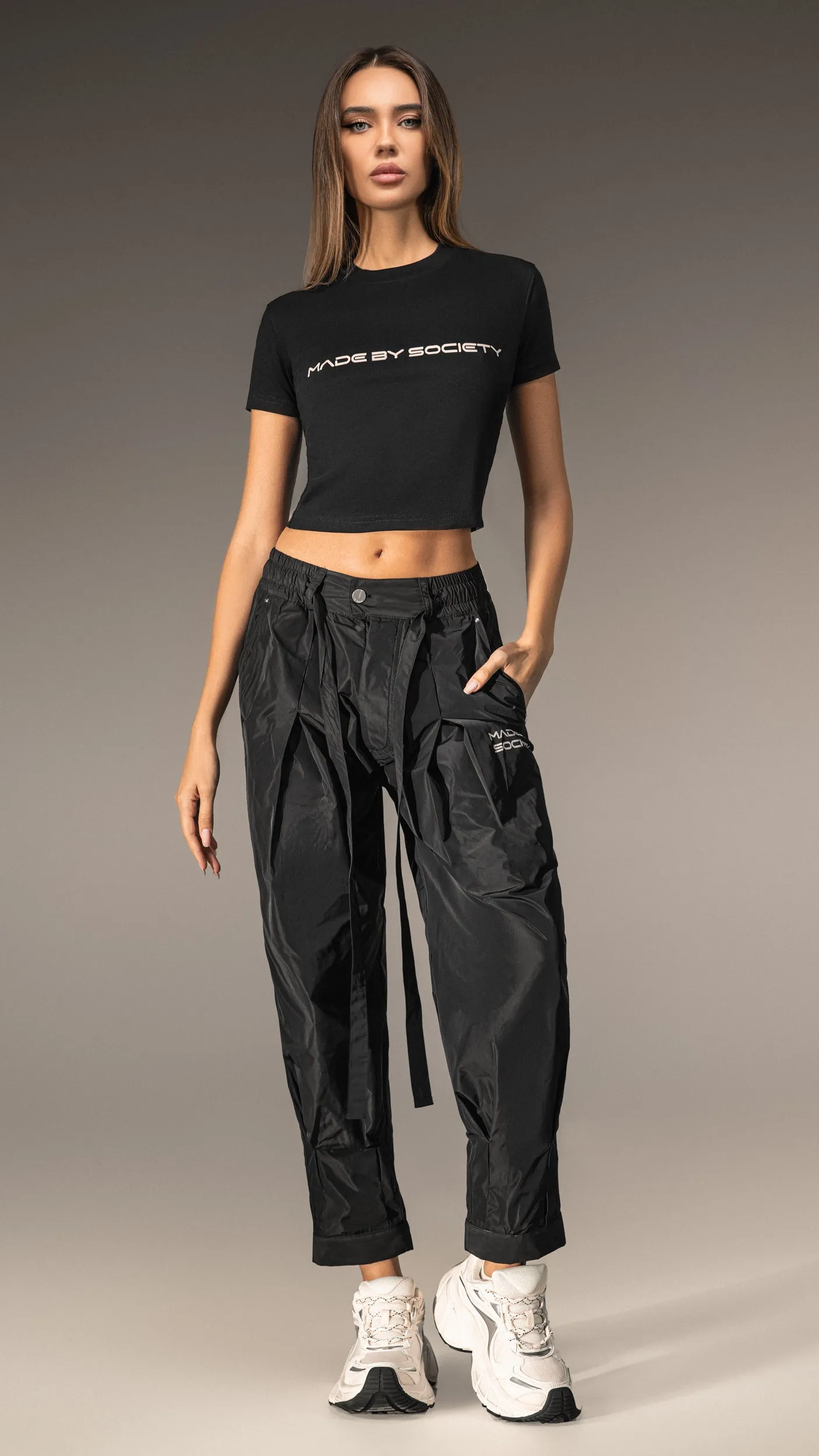 Made By Society Crop Top T-Shirt - T25680 sold by Made by Society product image thumbnail 2