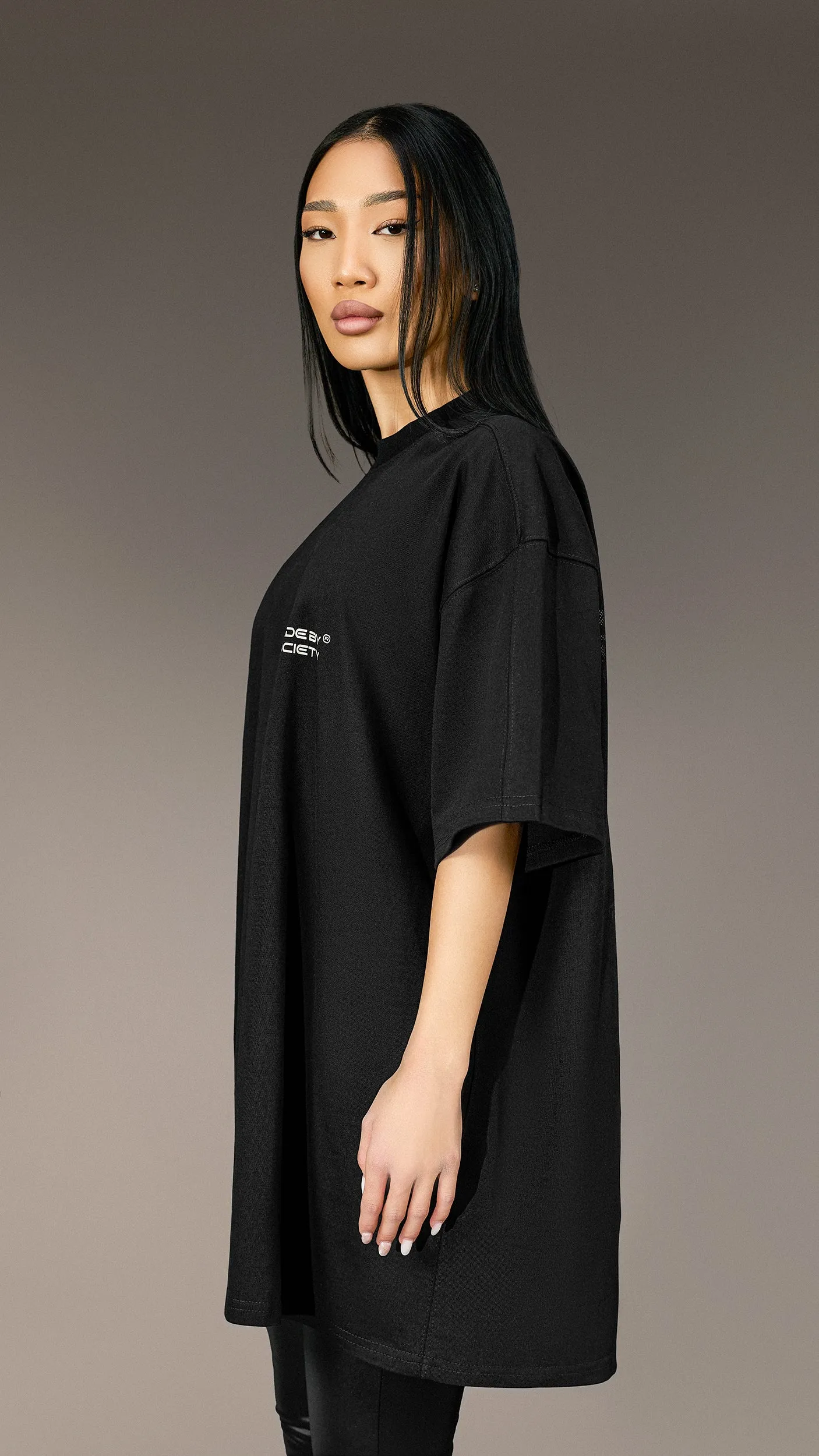 Oversized T-shirt "Made By Society" - T25881 sold by Made by Society product image thumbnail 4