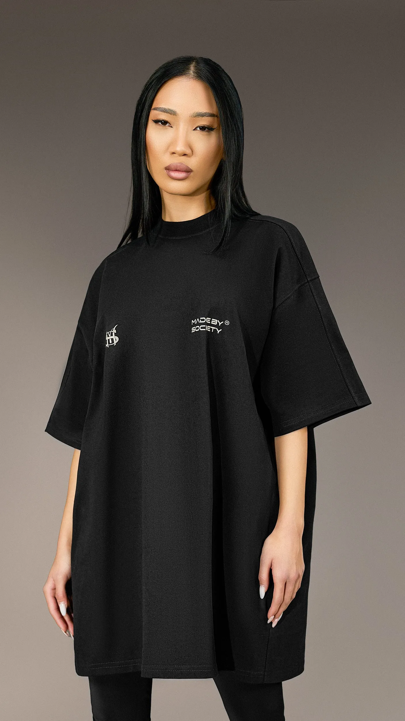 Oversized T-shirt "Made By Society" - T25881 sold by Made by Society product image thumbnail 2