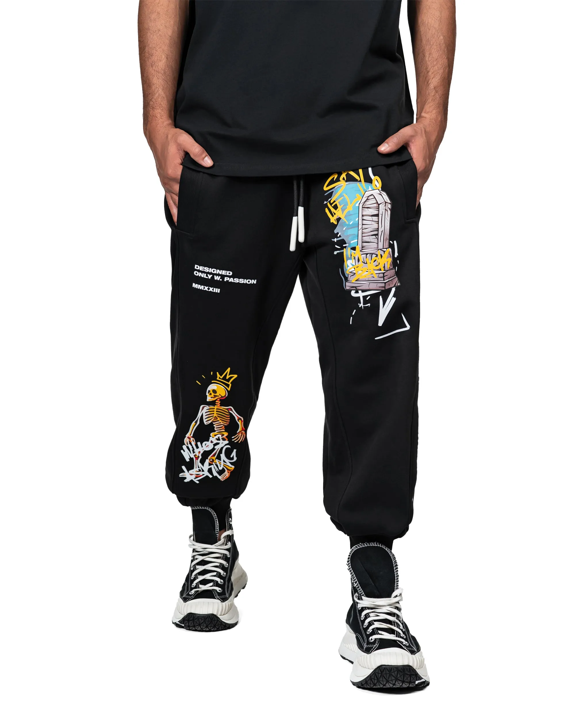 Loose jogger pants - P14885 sold by Made by Society