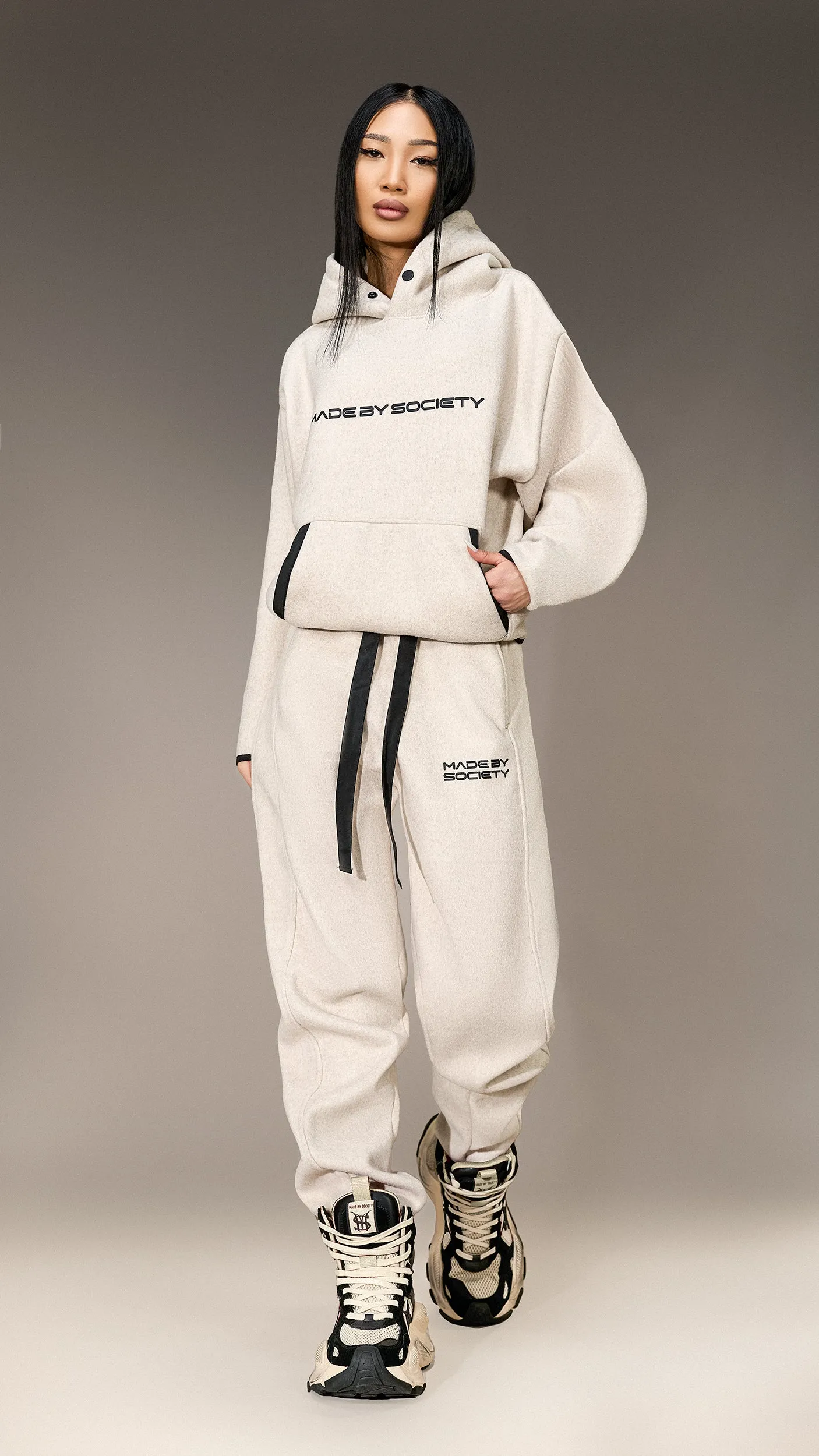 Oversized "Made by Society" Hoodie - H25979 sold by Made by Society product image thumbnail 2