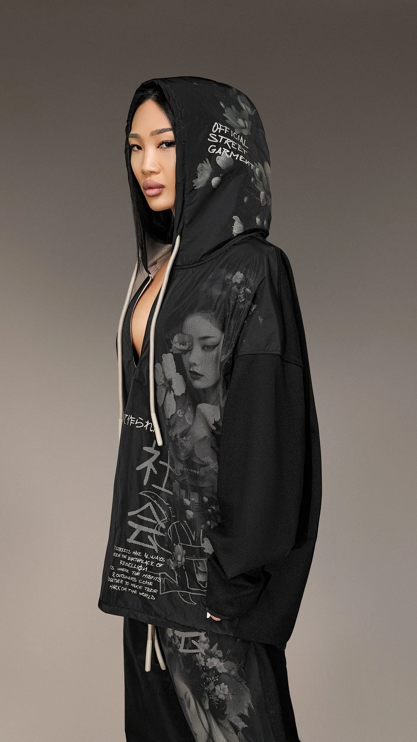 Japanese Print Hoodie - H25955 sold by Made by Society product image thumbnail 2