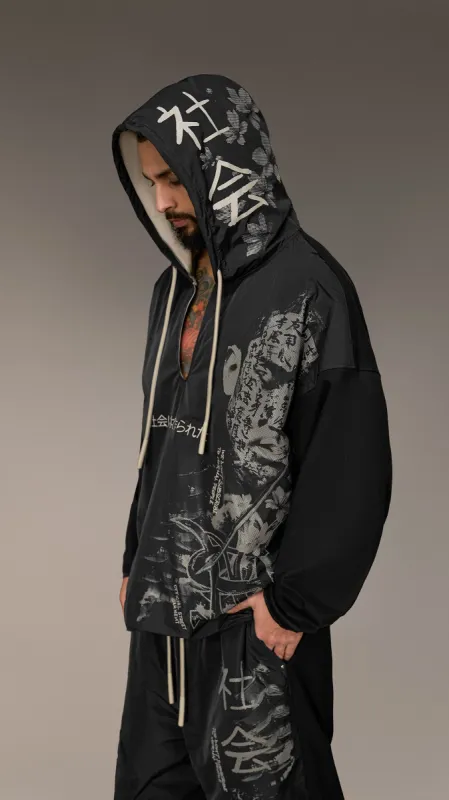 Japanese Print Hoodie - H15961 sold by Made by Society