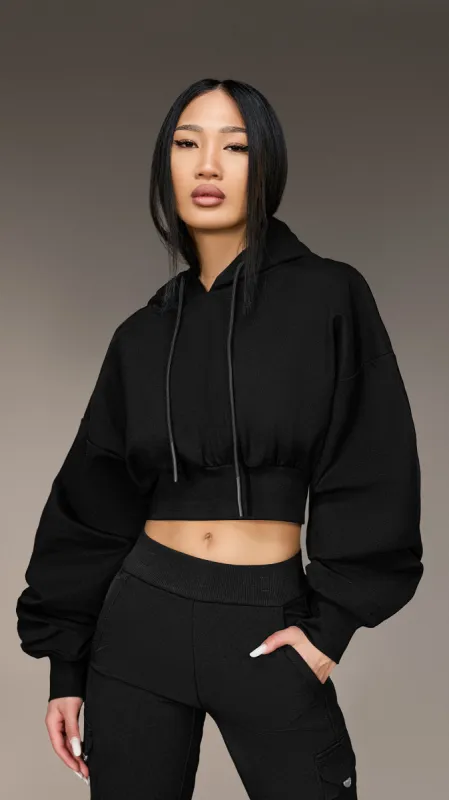 Made by Society Cropped Hoodie - H24226 sold by Made by Society