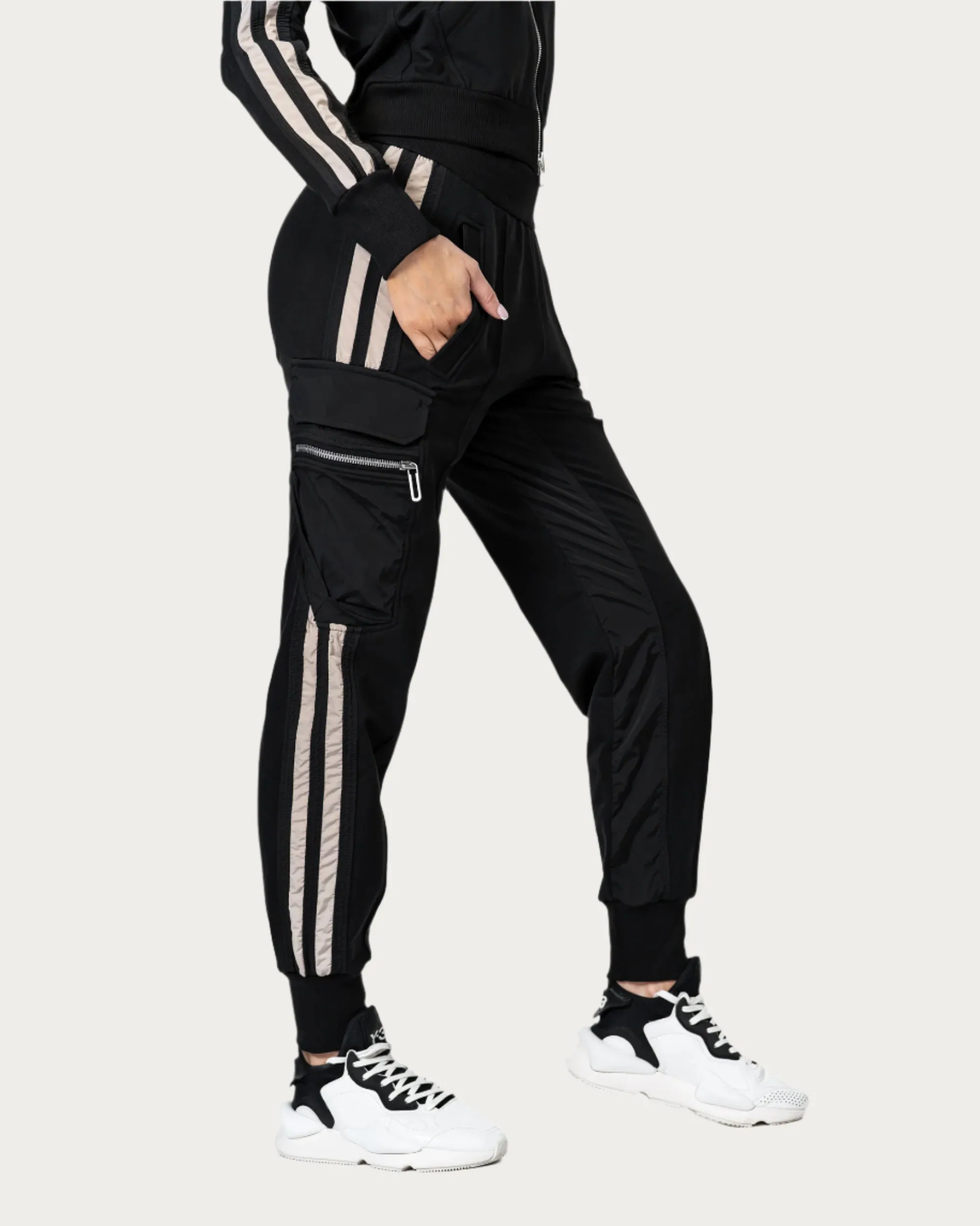 Stripes cargo pants - P24156 sold by Made by Society product image thumbnail 2