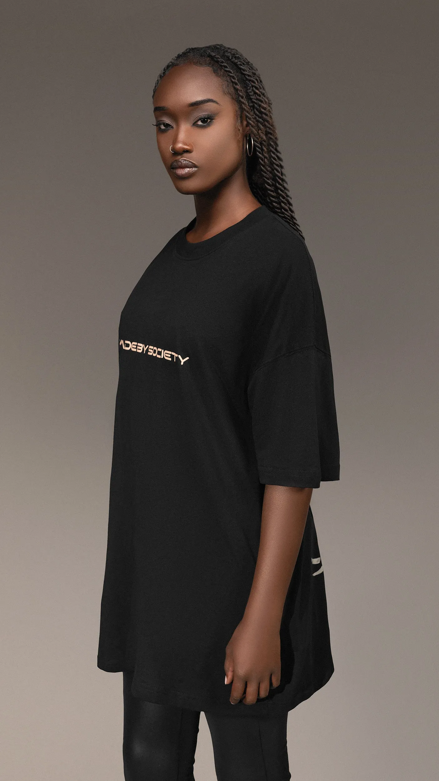 Oversized T-shirt "Lovely Sinner" - T25693 sold by Made by Society product image thumbnail 2