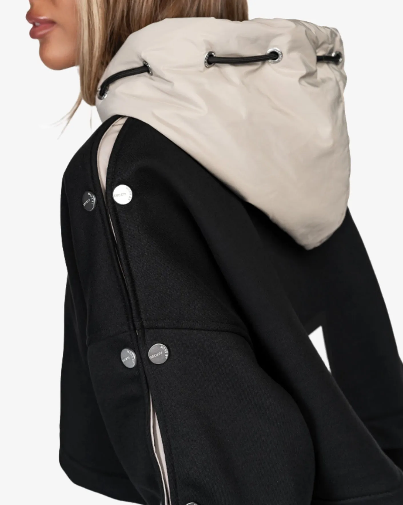 CROP HOODIE - H24844 sold by Made by Society product image thumbnail 5