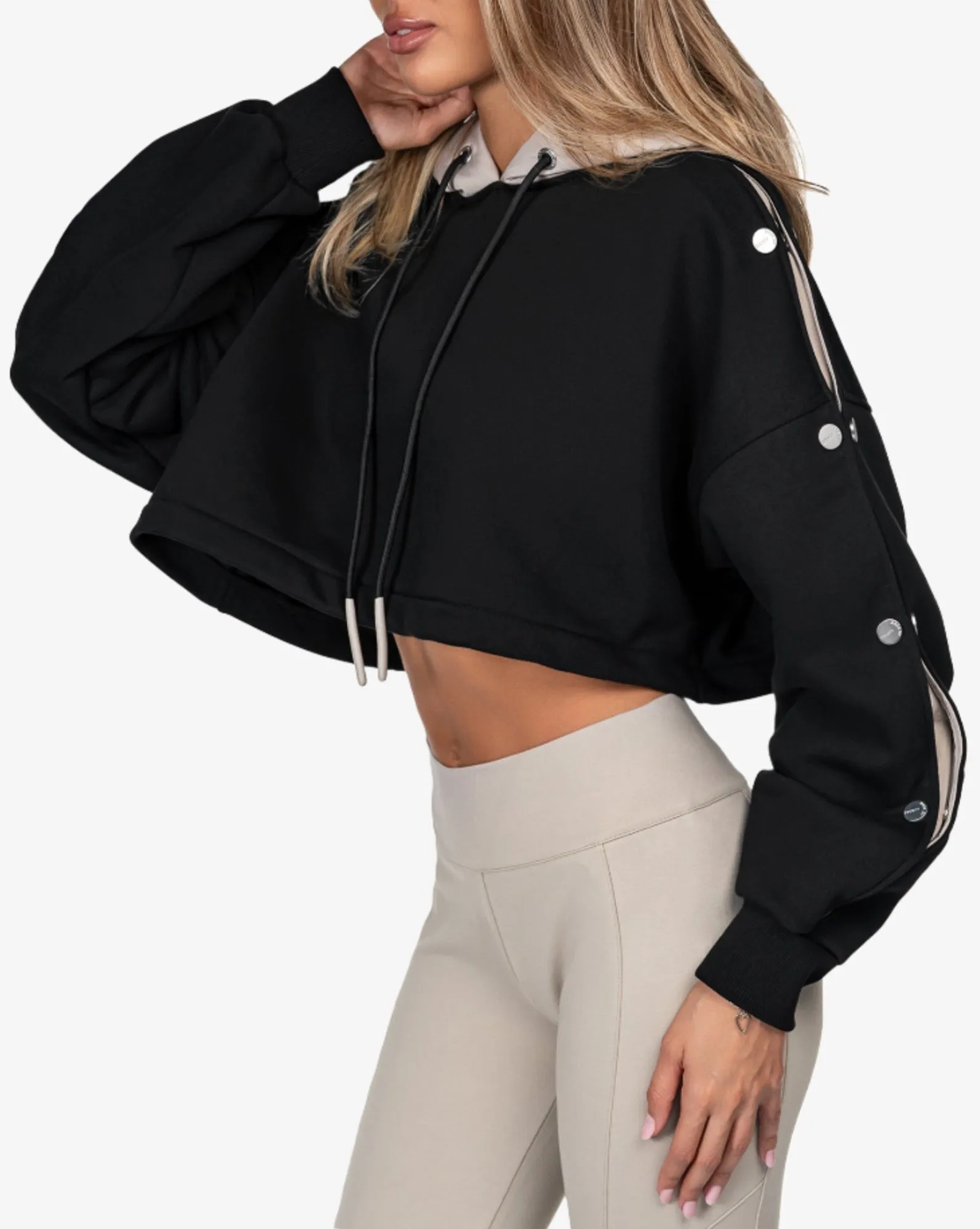 CROP HOODIE - H24844 sold by Made by Society product image thumbnail 3