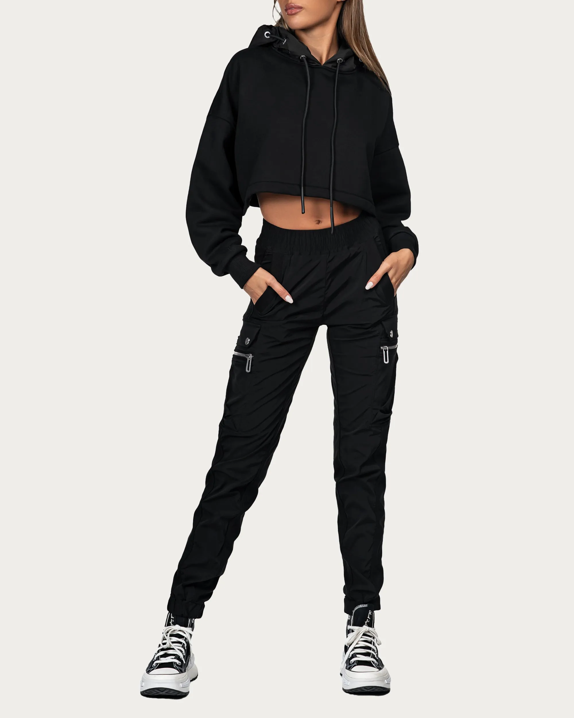 Crop hoodie - H24691 sold by Made by Society product image thumbnail 4