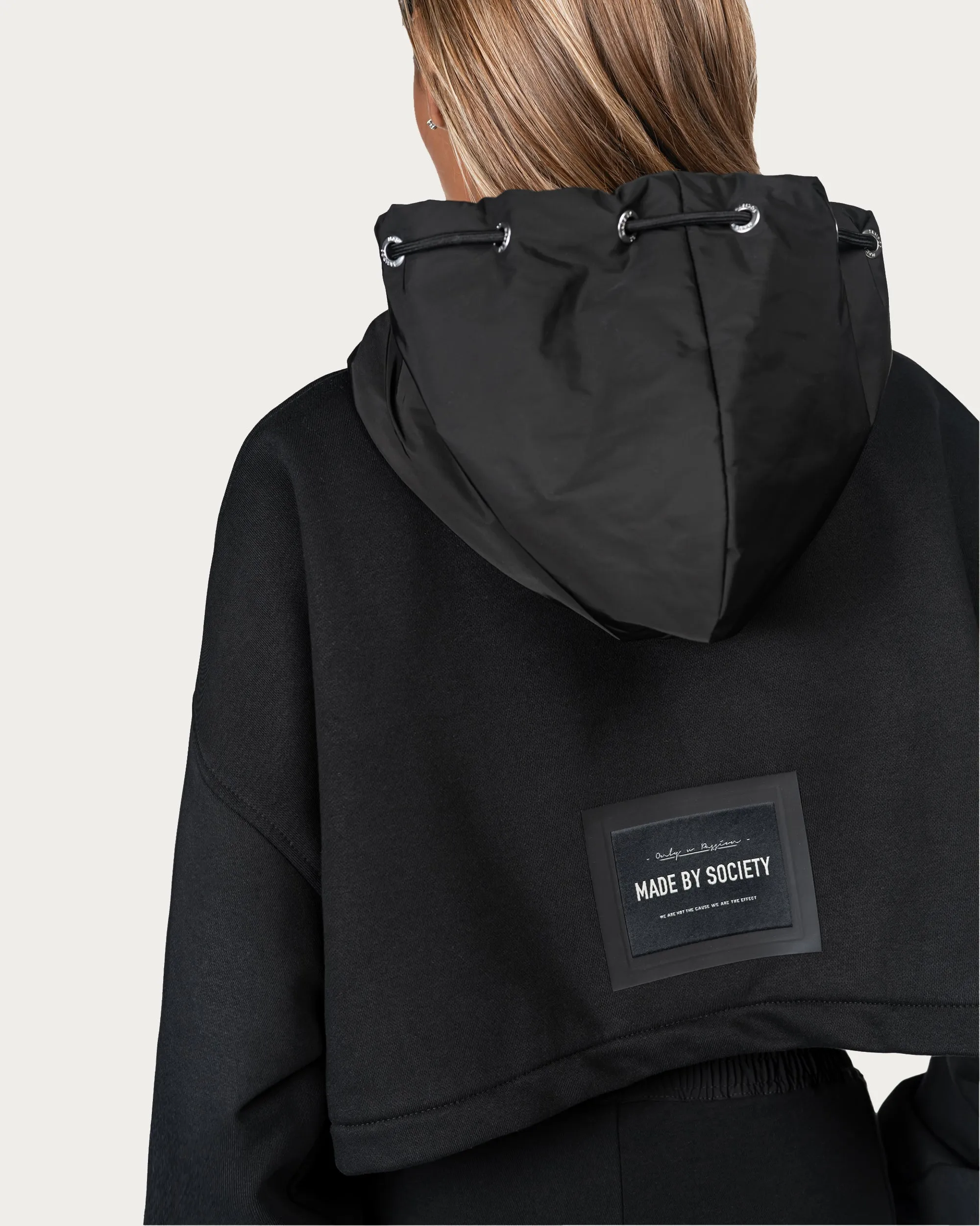 Crop hoodie - H24691 sold by Made by Society product image thumbnail 5