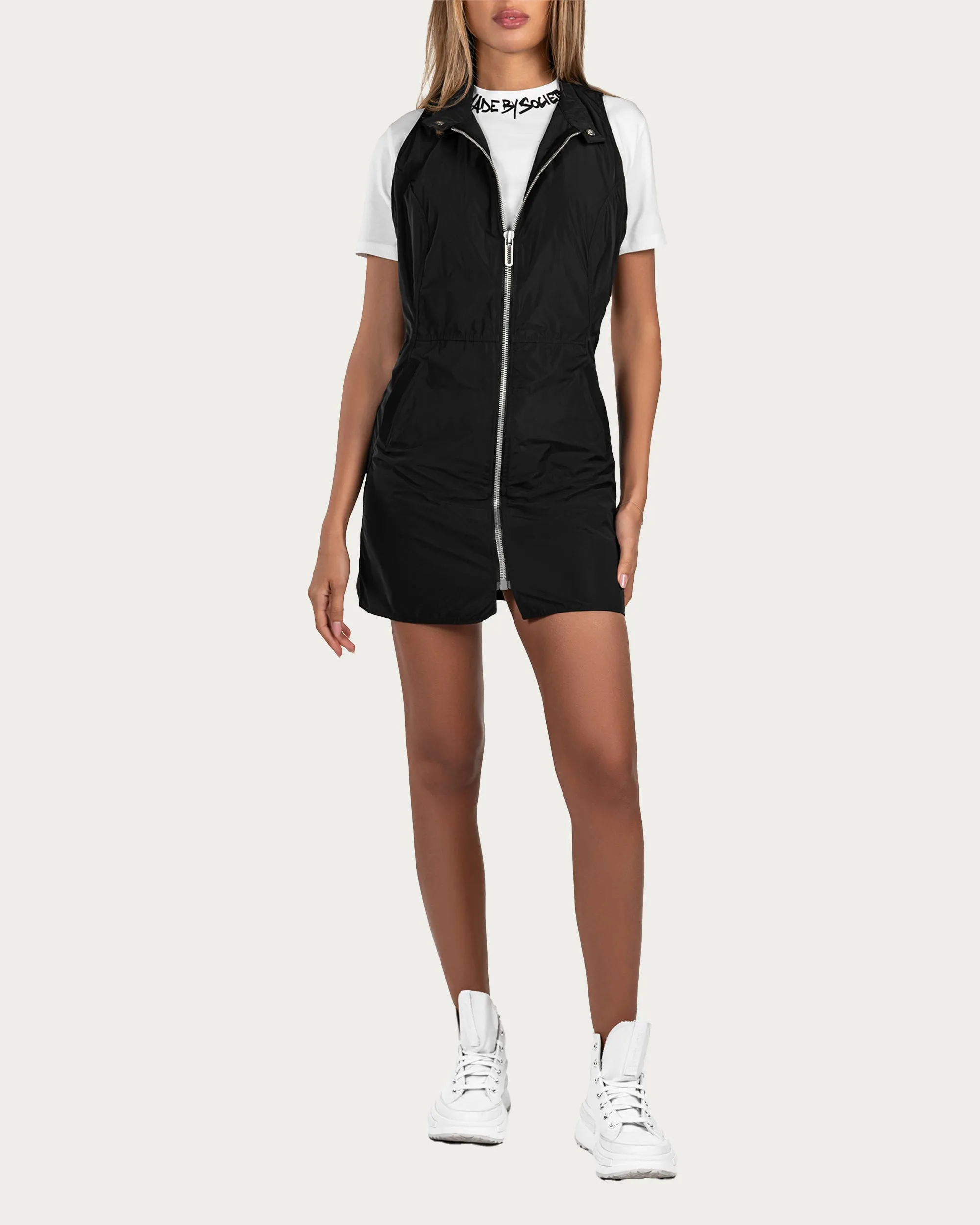 Zip cut out dress - D24319 sold by Made by Society product image thumbnail 4