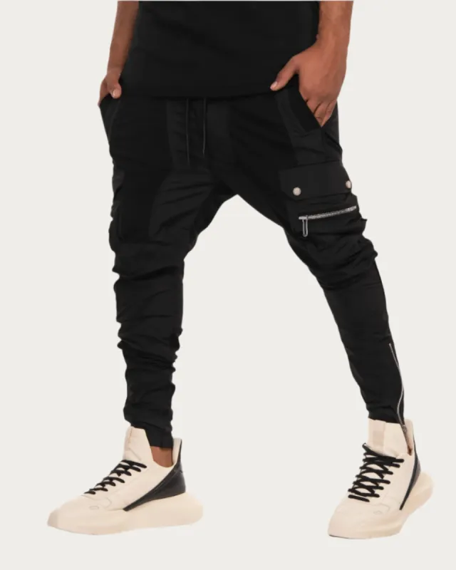 Double stud cargo pants - P12948 made by Made by Society