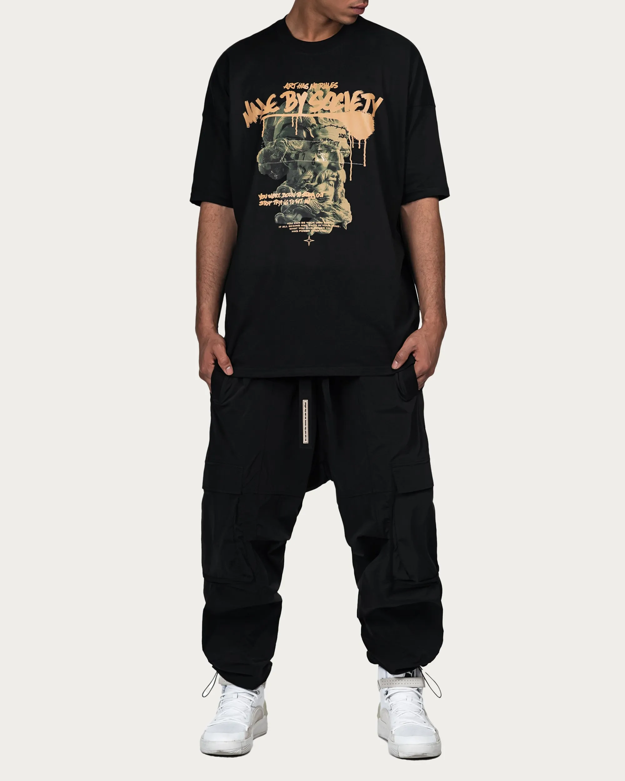 Flare cargo pants - P14485 sold by Made by Society product image thumbnail 4
