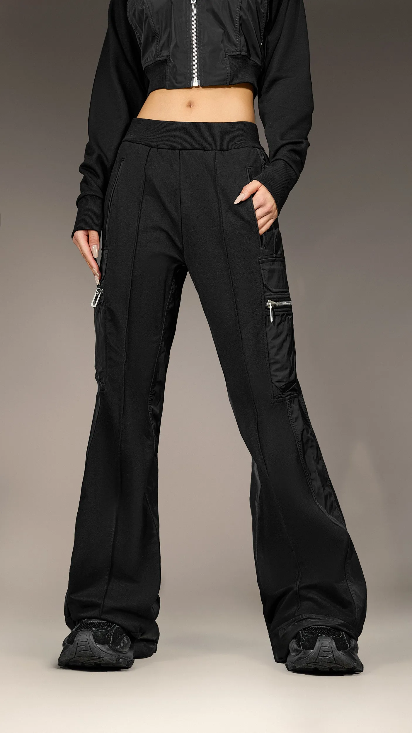 Flared Cargo Pants - P23810 sold by Made by Society