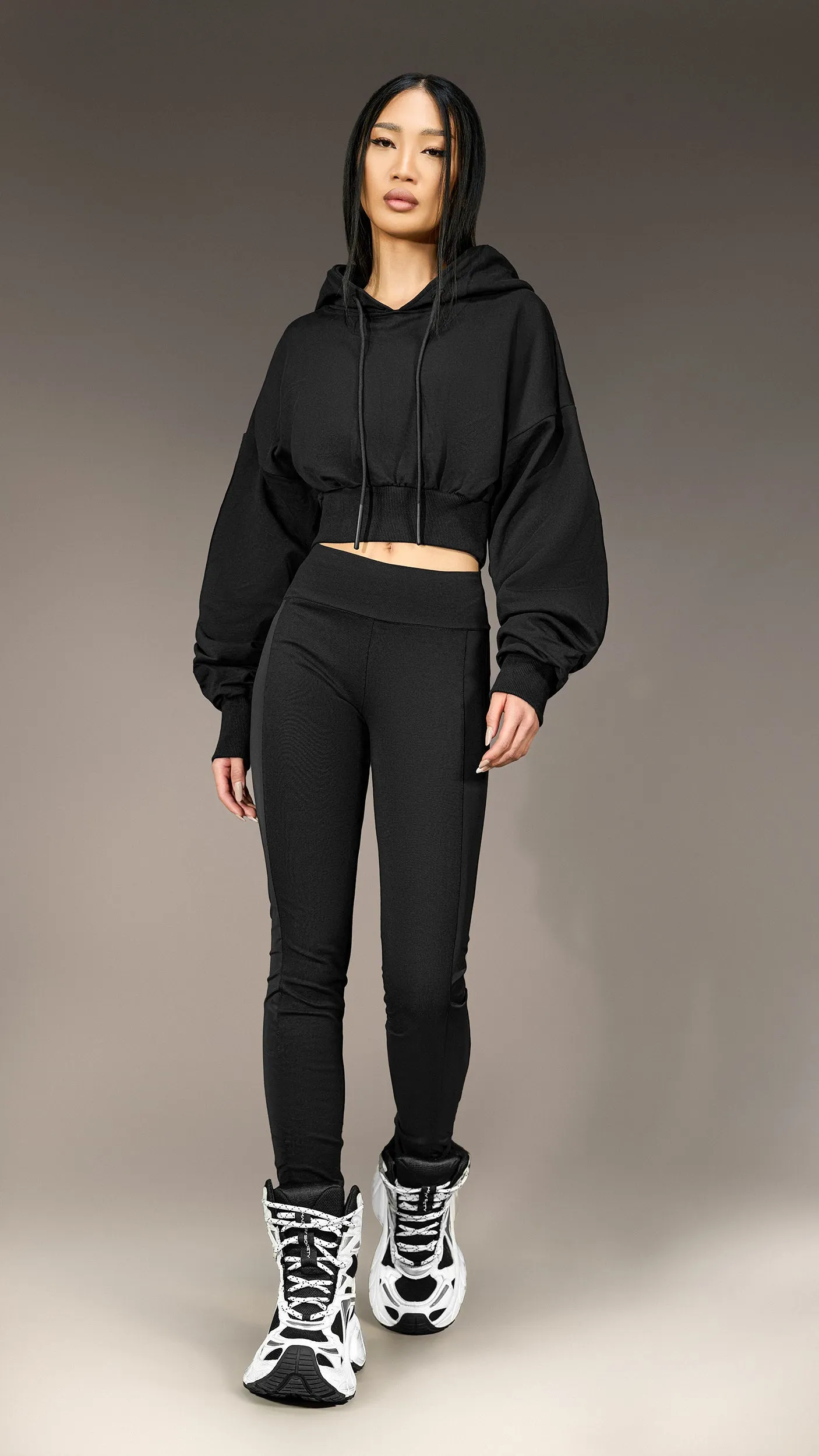 Crop Hoodie - H24222 sold by Made by Society product image thumbnail 3