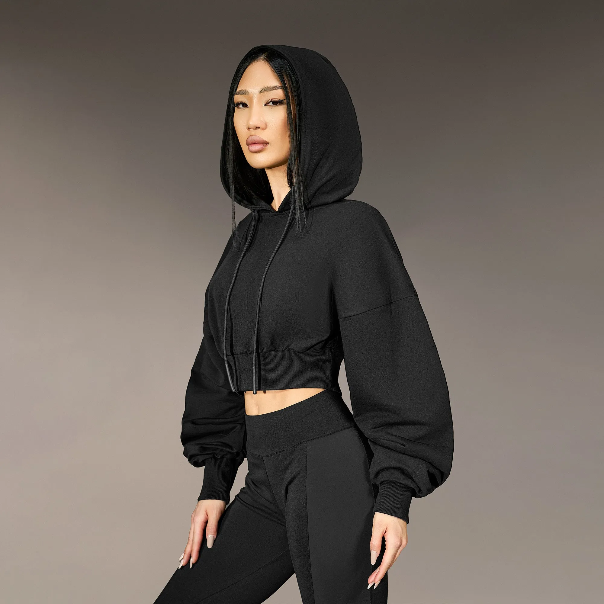 Crop Hoodie - H24222 sold by Made by Society product image thumbnail 2