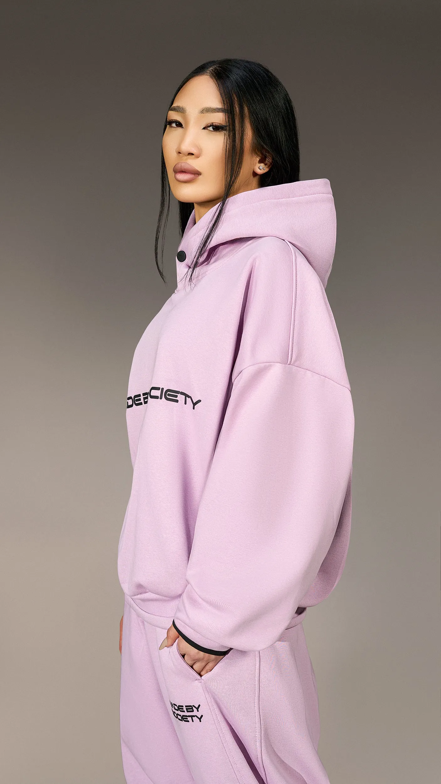 Oversized Hoodie "Made by Society" - H26078 sold by Made by Society product image thumbnail 3