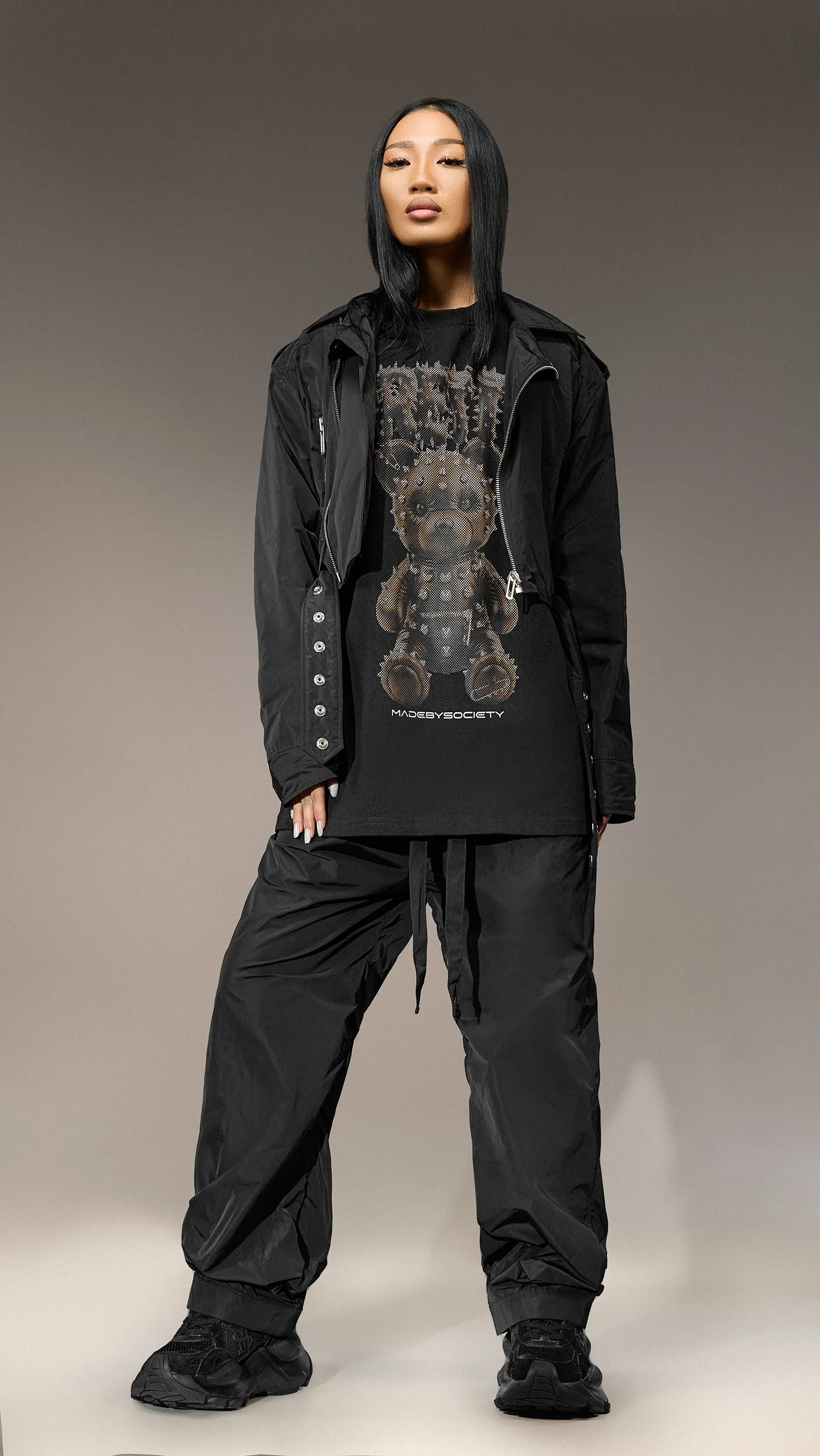 Oversized T-Shirt "Made by Society" - T25893 sold by Made by Society product image thumbnail 4