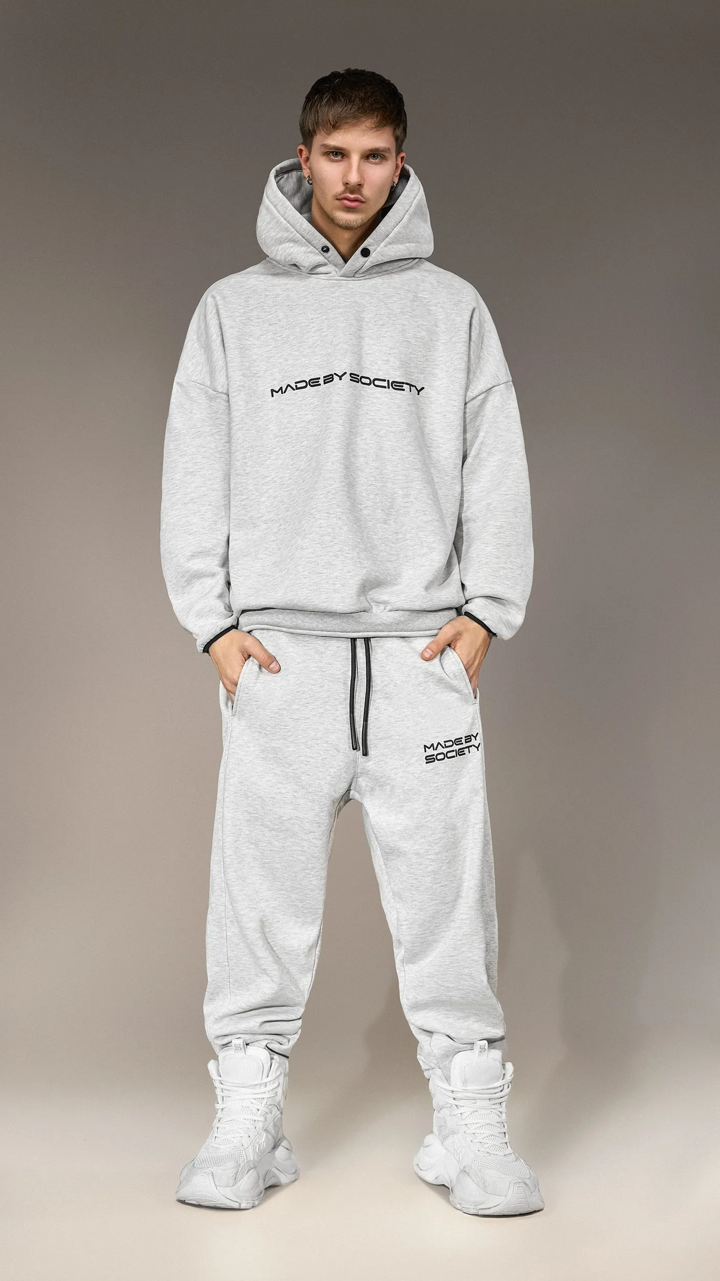 Oversized Hoodie „Made by Society” - H15831 sold by Made by Society product image thumbnail 2