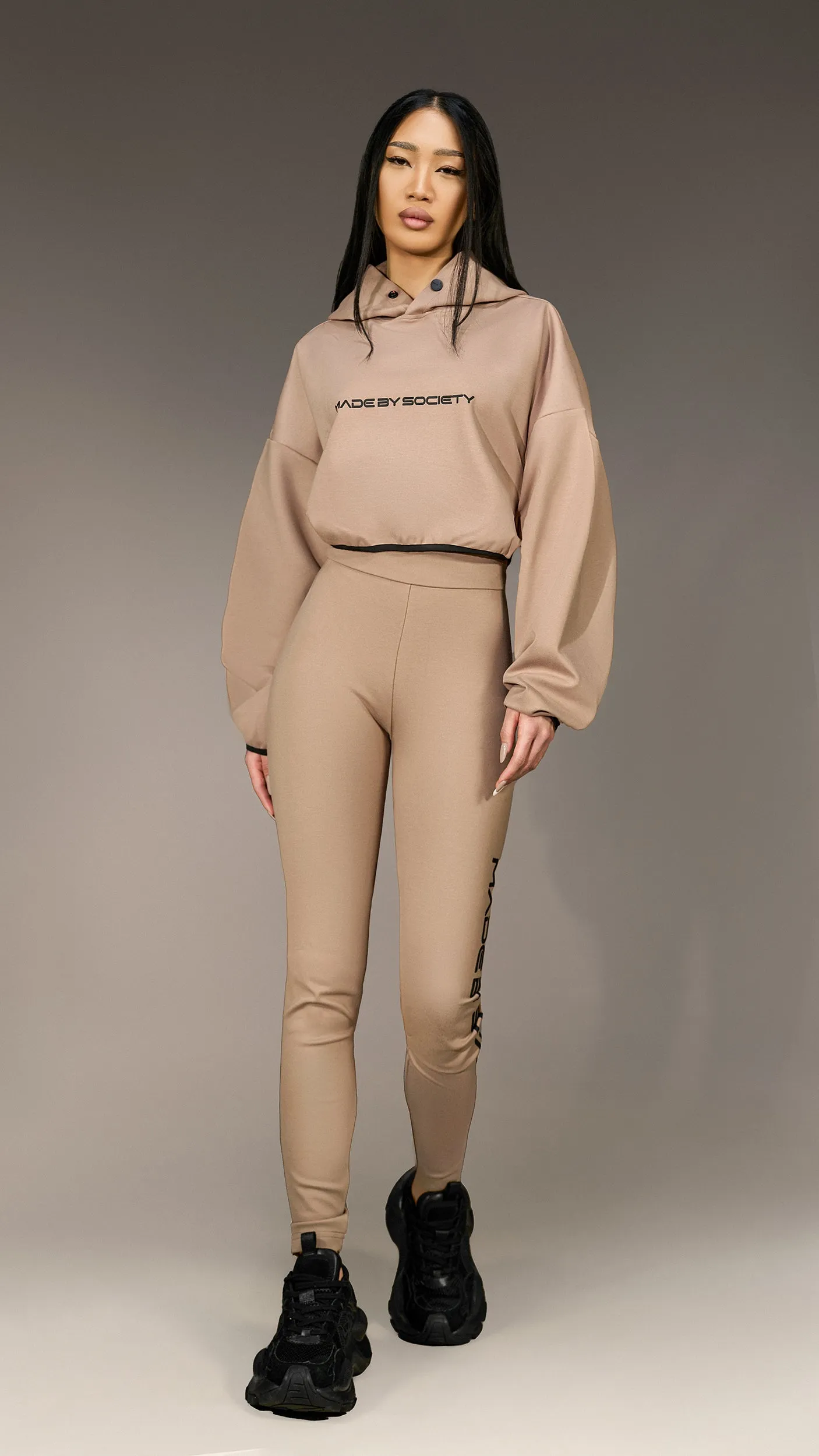 "Made by Society" Crop Hoodie - H26112 sold by Made by Society product image thumbnail 2