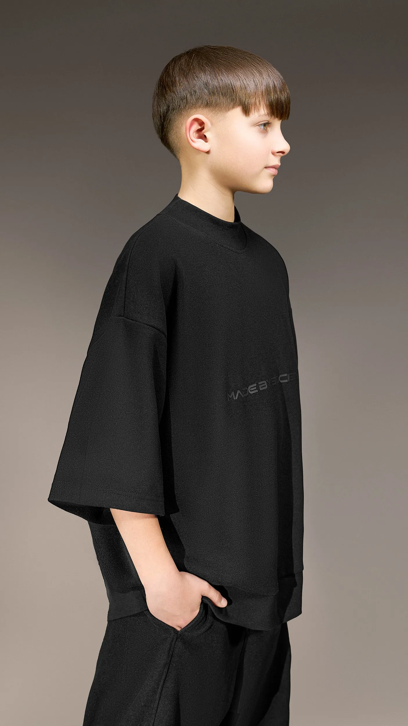Oversized T-shirt "MADE BY SOCIETY" - T36066 sold by Made by Society product image thumbnail 3