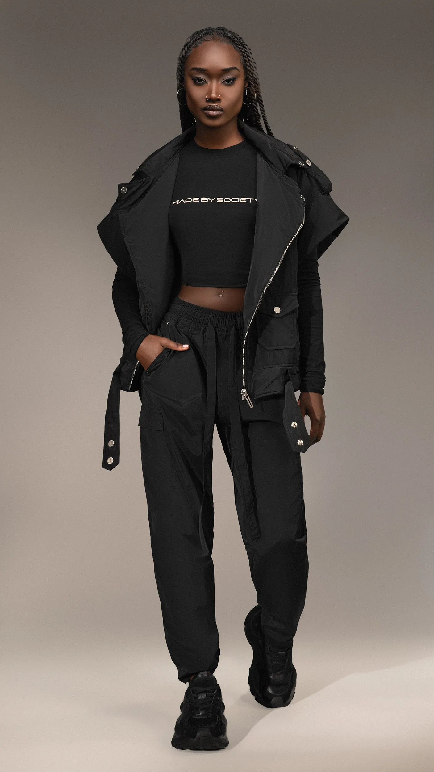 Made by Society Cropped T-shirt - T25735 sold by Made by Society product image thumbnail 2