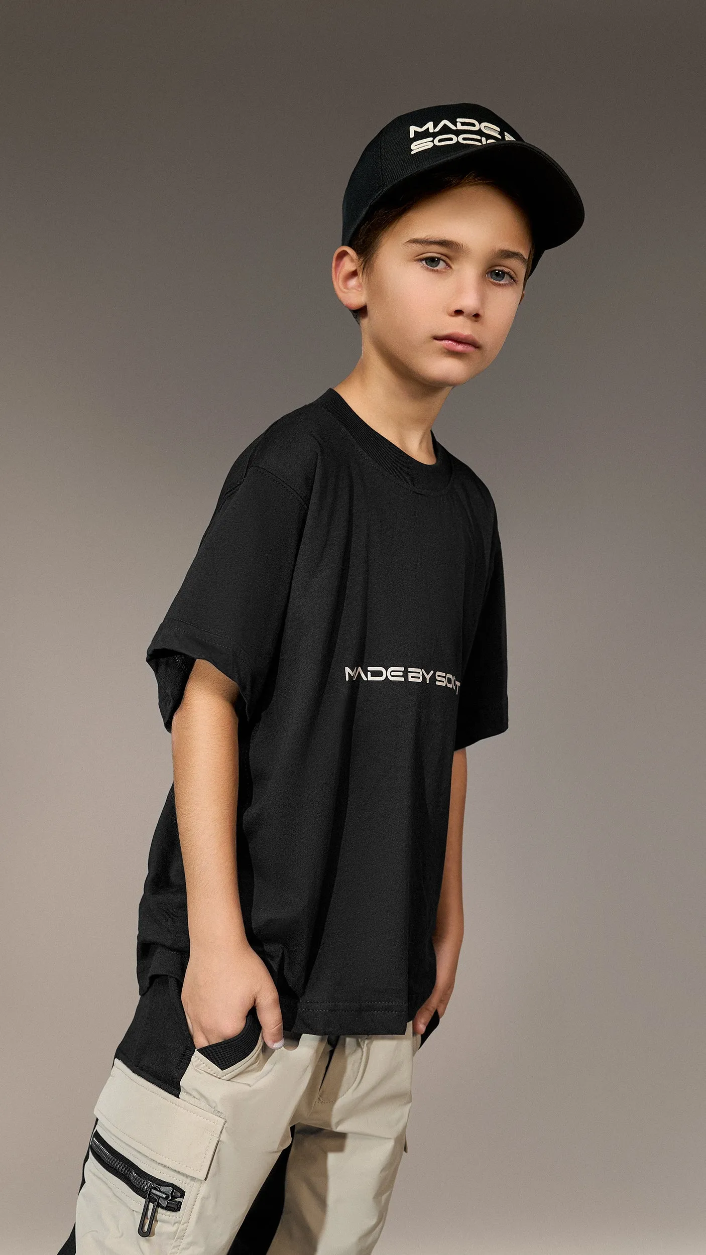"Made By Society" Black T-Shirt - T35824 sold by Made by Society product image thumbnail 3