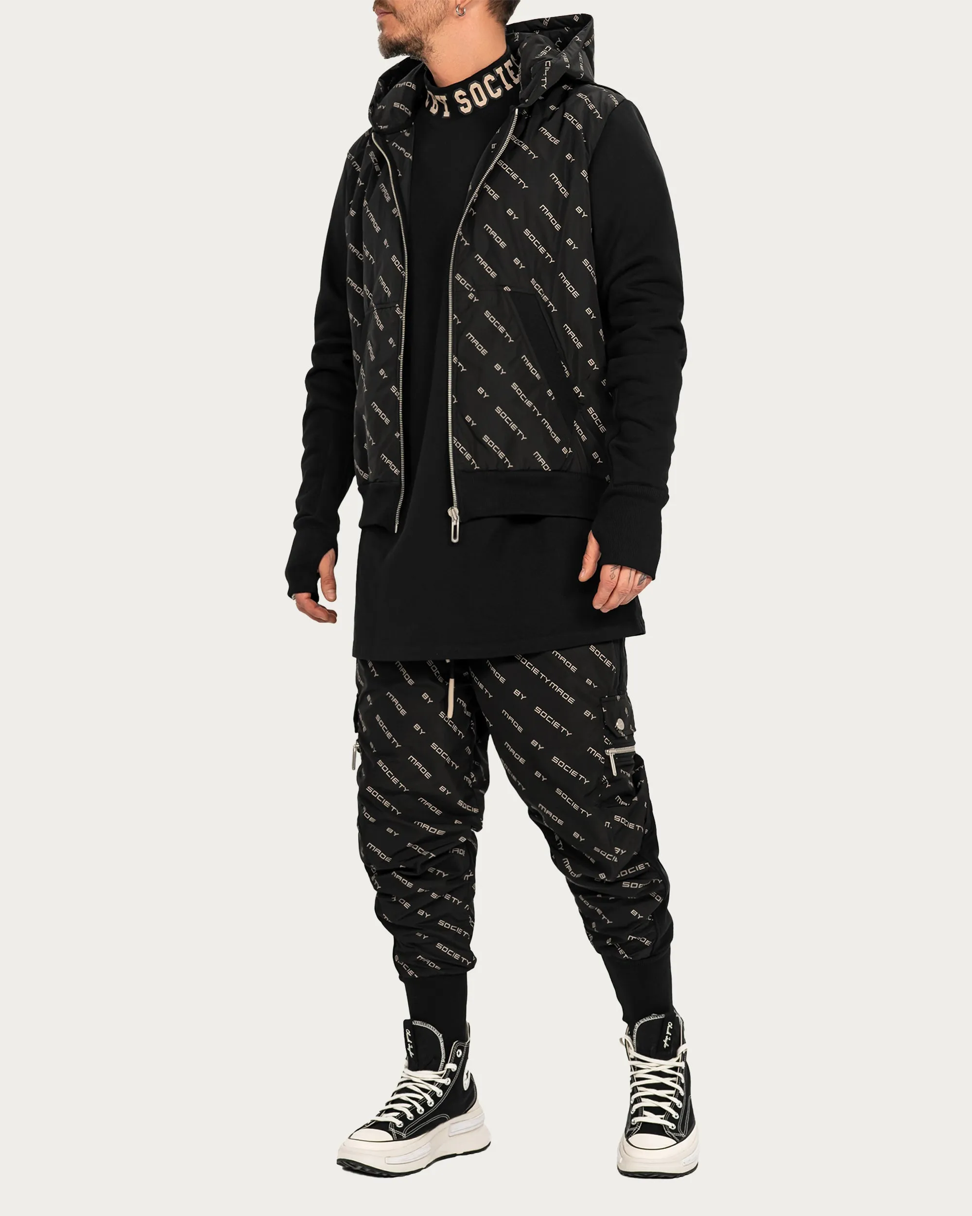 Made by society zipper hoodie - H15050 sold by Made by Society product image thumbnail 4