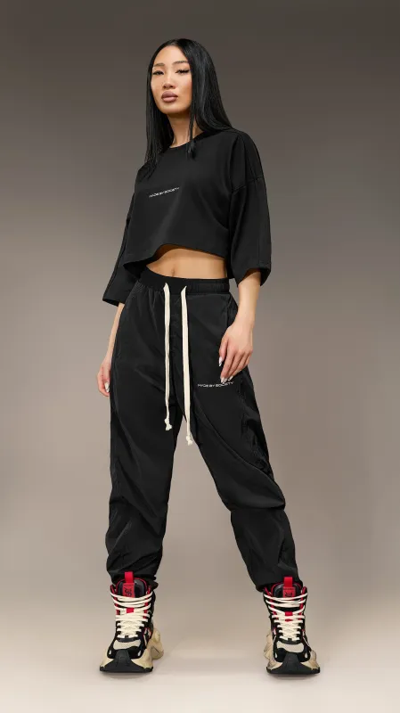 MADE BY SOCIETY Crop Shirt – T26224 sold by Made by Society